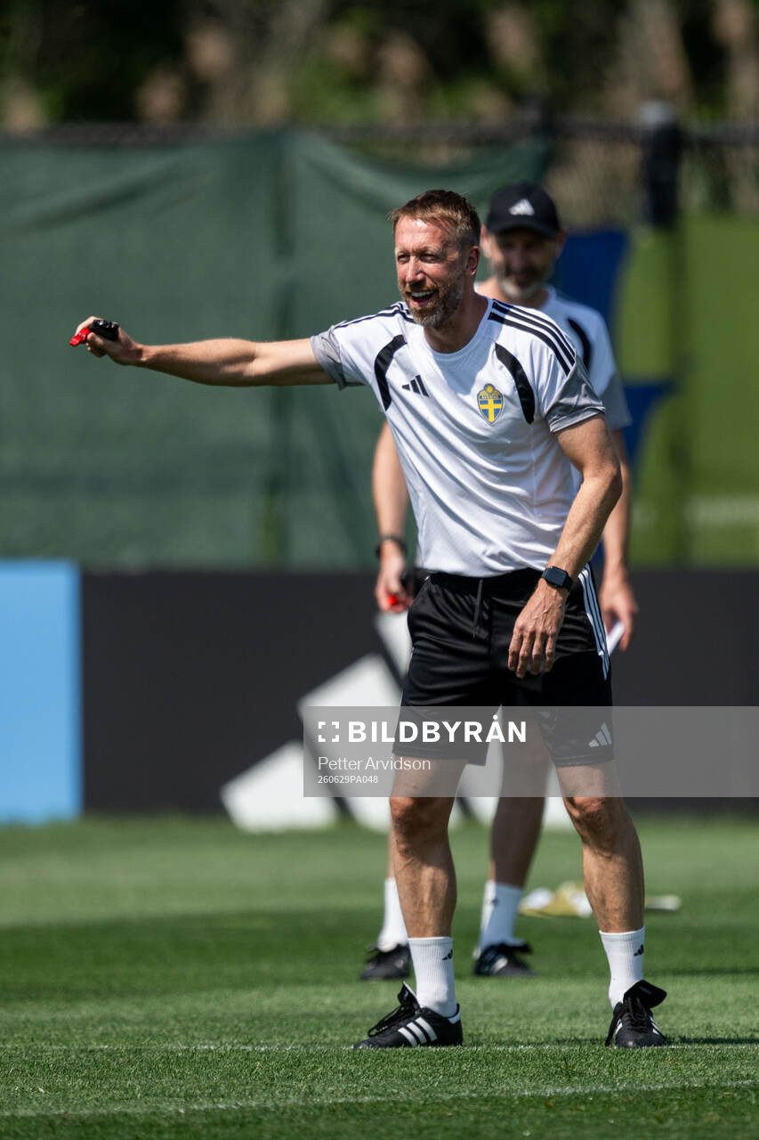 Head coach Graham Potter of the Swedish national football