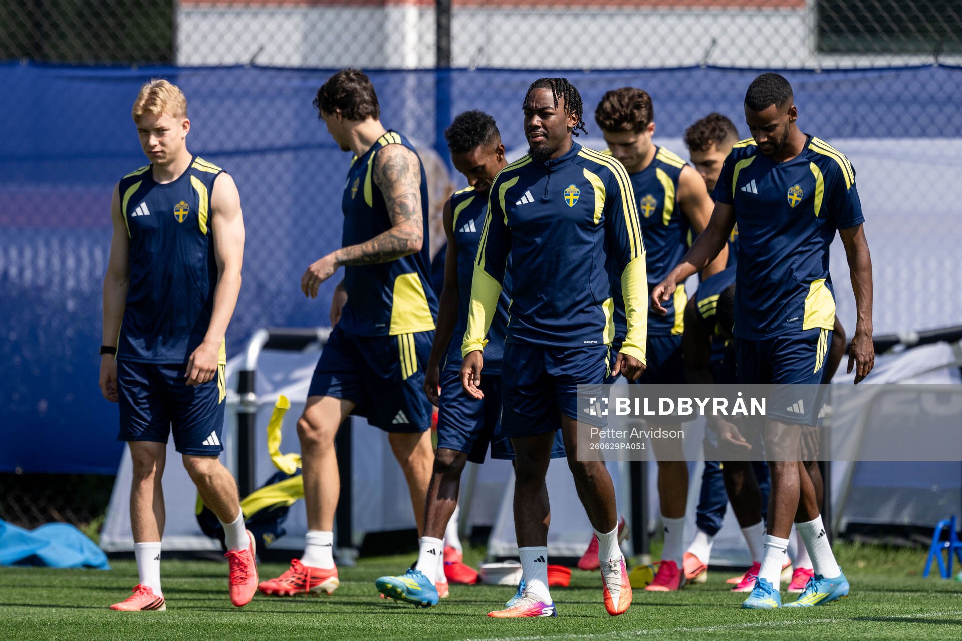 Anthony Elanga of the Swedish national football team at a