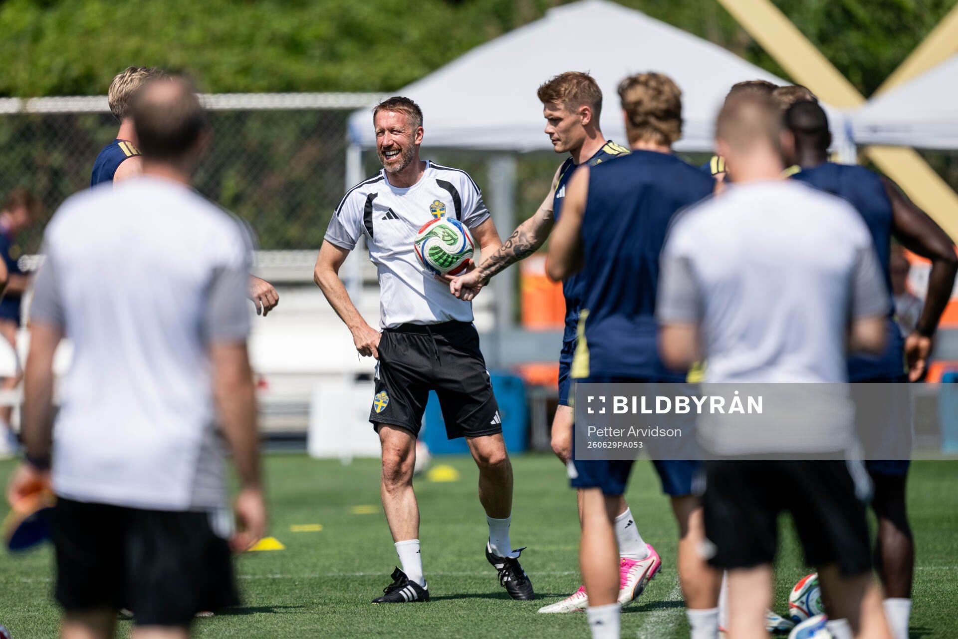 Head coach Graham Potter of the Swedish national football