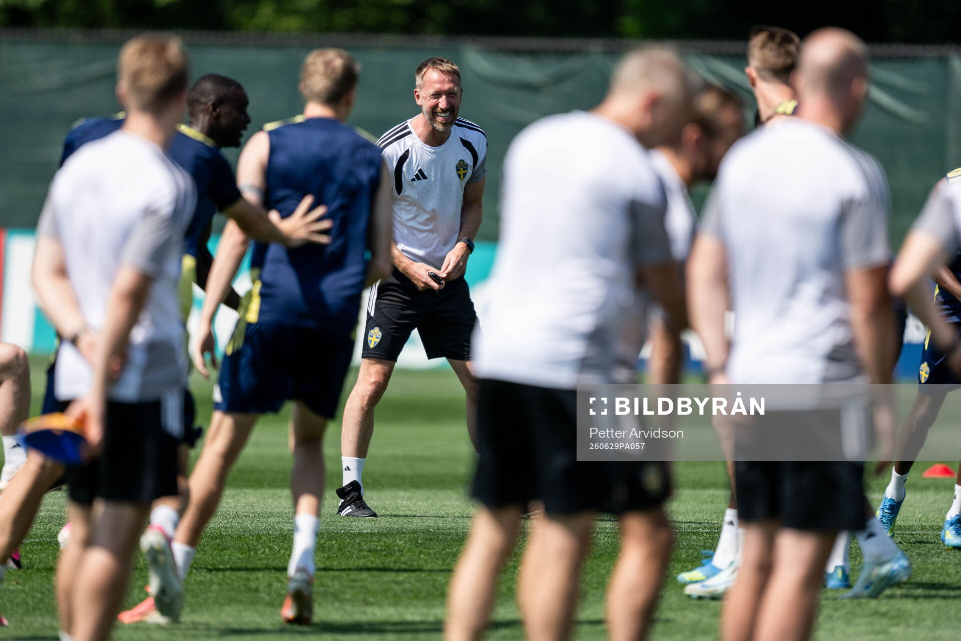 Head coach Graham Potter of the Swedish national football