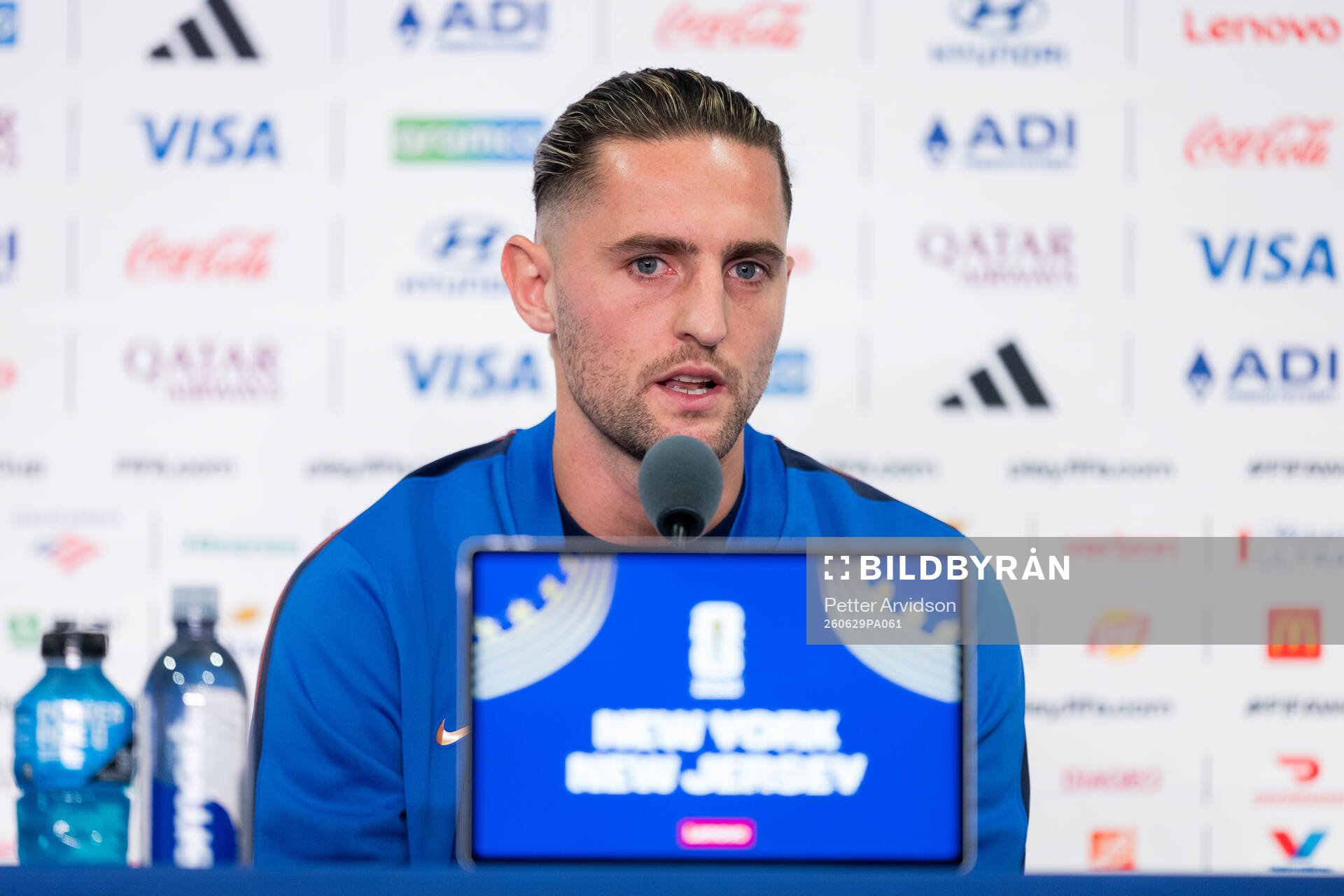 Adrien Rabiot of the French national football team at a