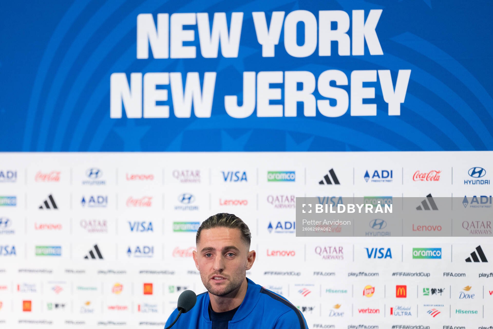 Adrien Rabiot of the French national football team at a
