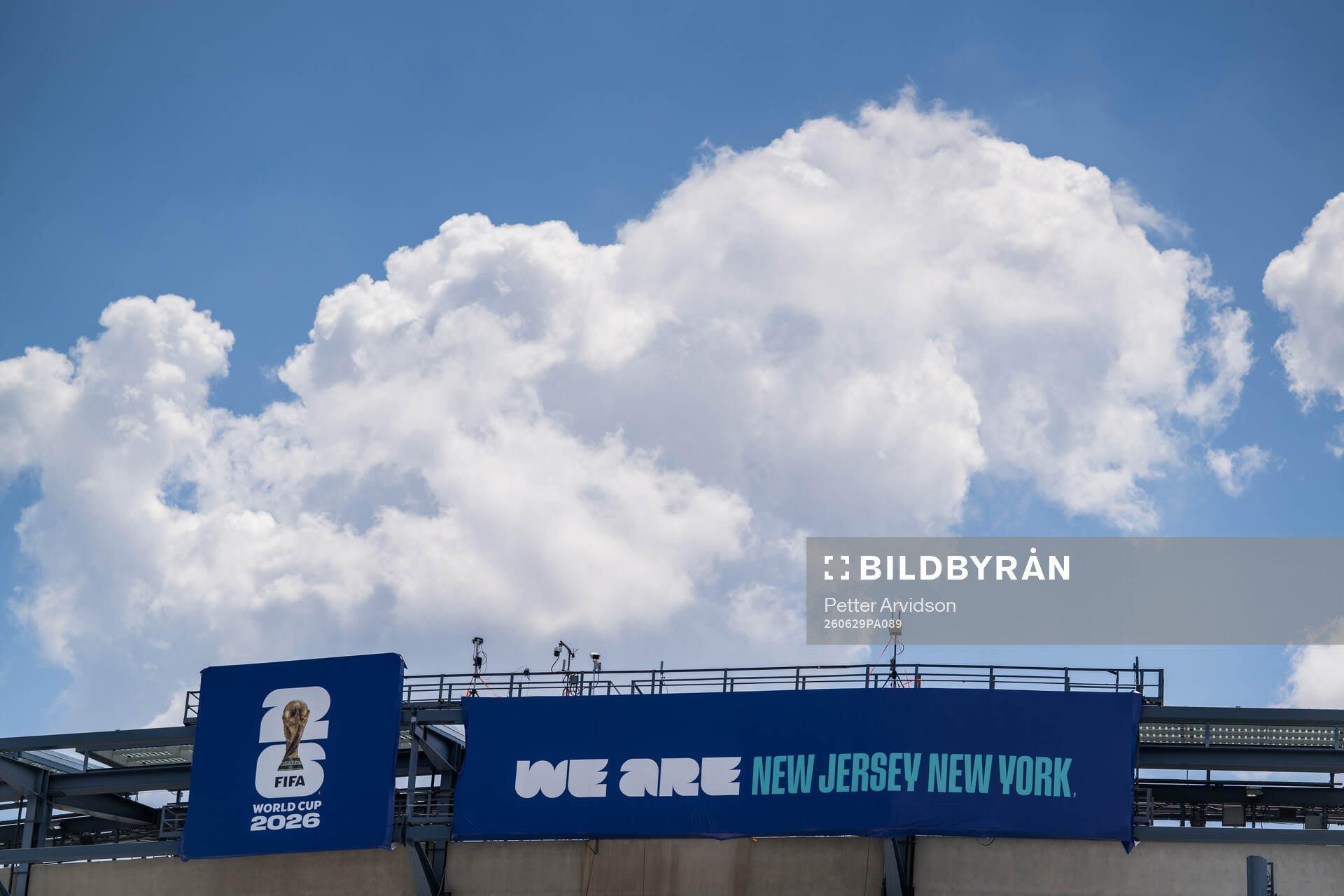 General exterior view of MetLife stadium