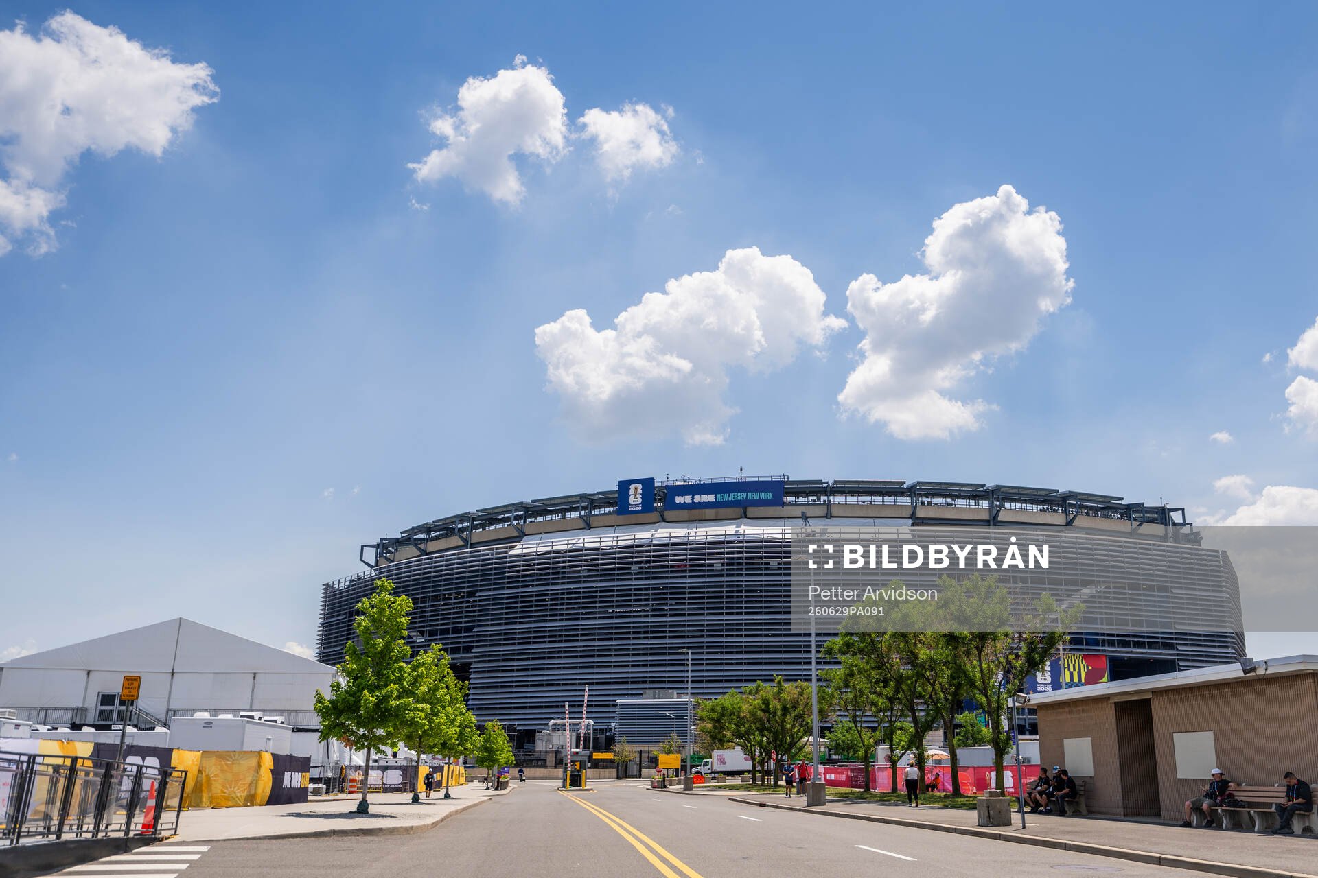 General exterior view of MetLife stadium