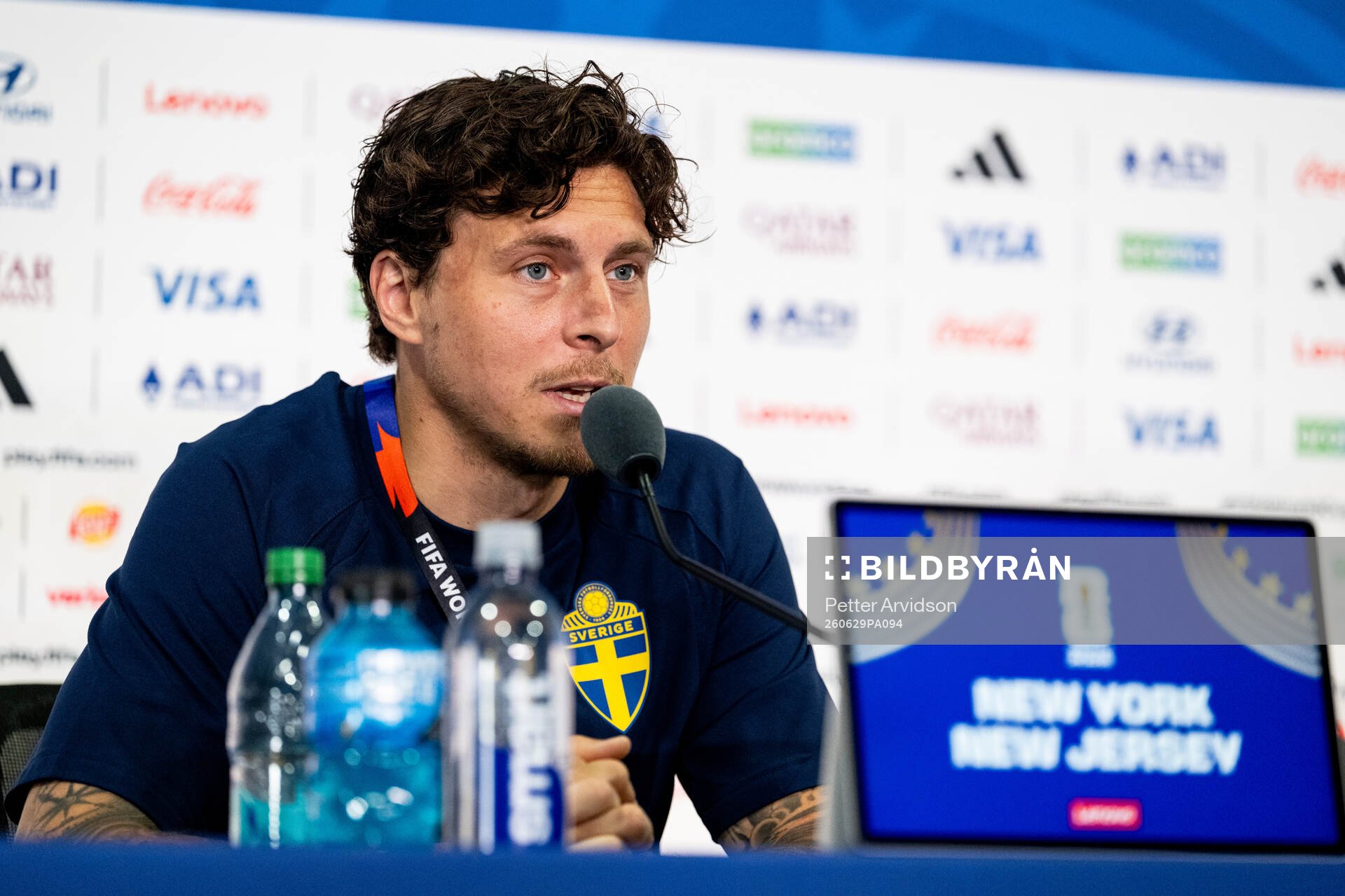 Victor Nilsson Lindelöf of the Swedish national football