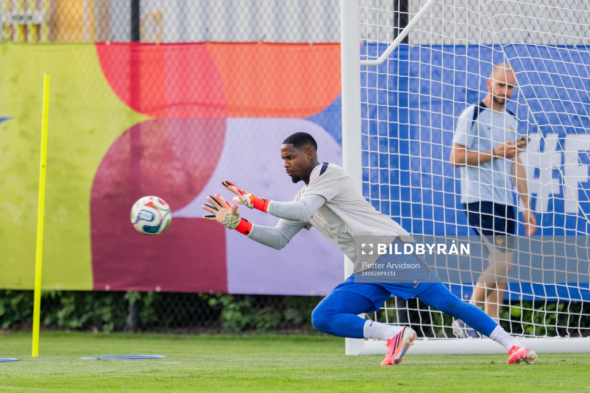 Goalkeeper Mike Maignan of the French national football