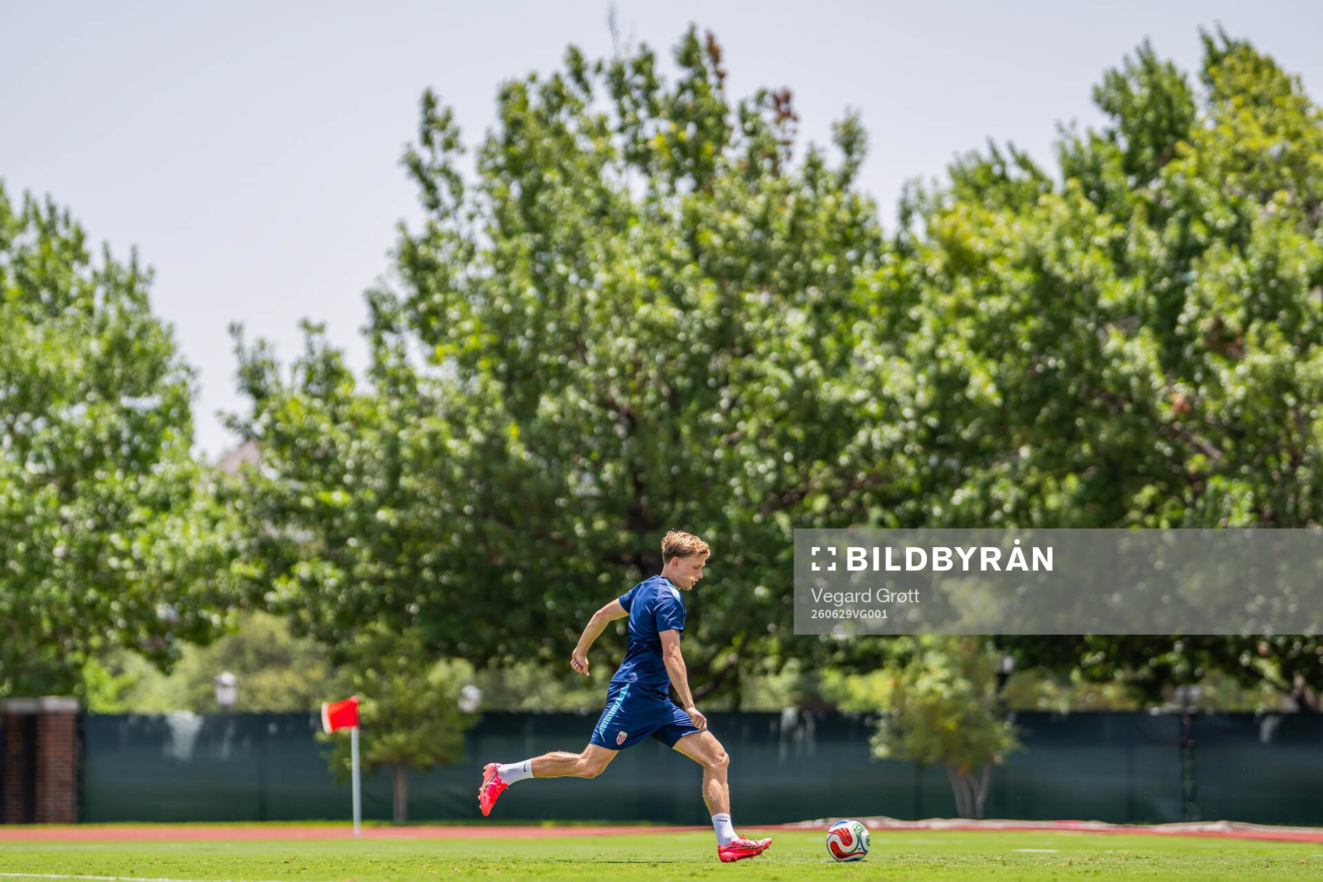 Marcus Holmgren Pedersen of the Norwegian national football