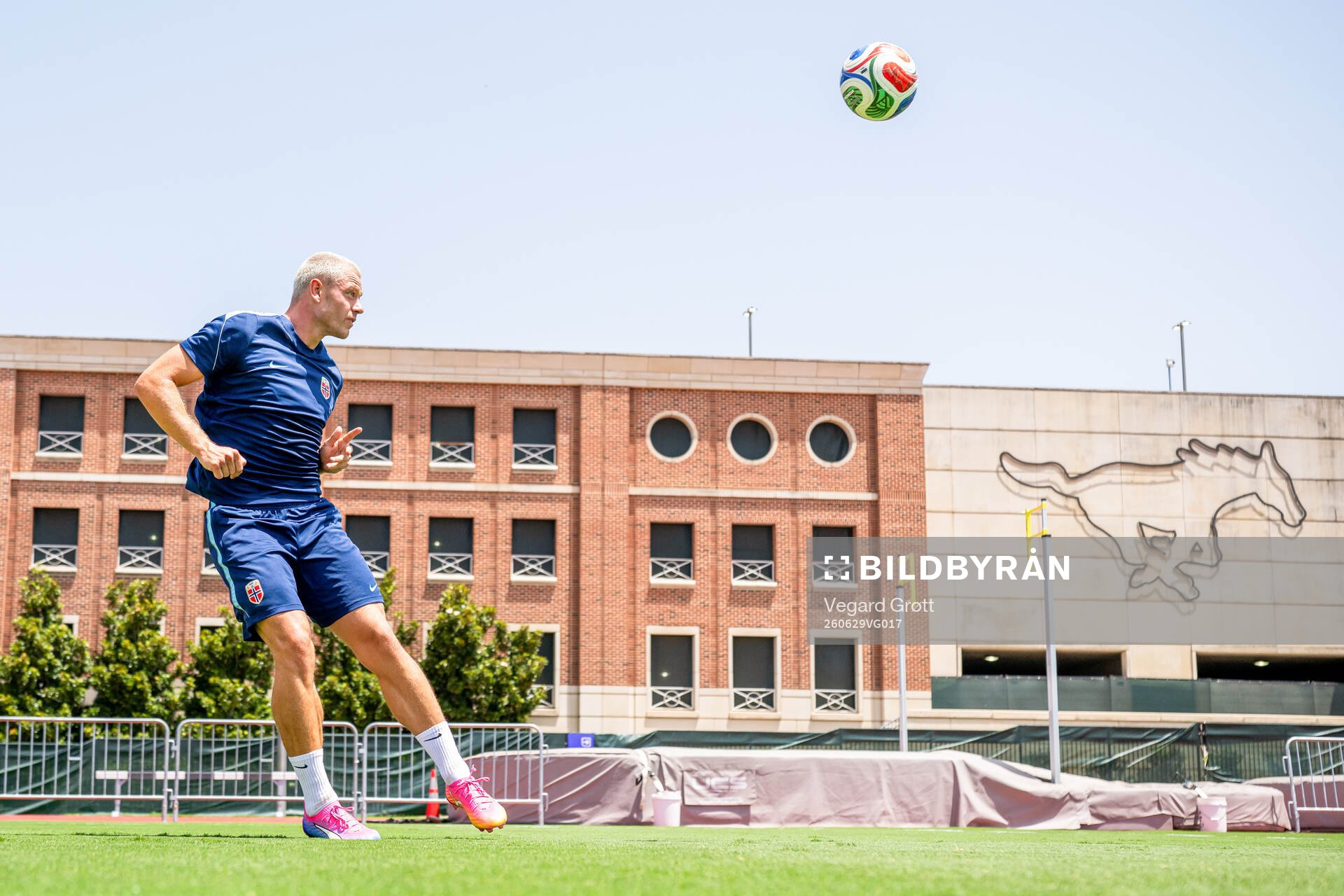 Julian Ryerson of the Norwegian national football team at a