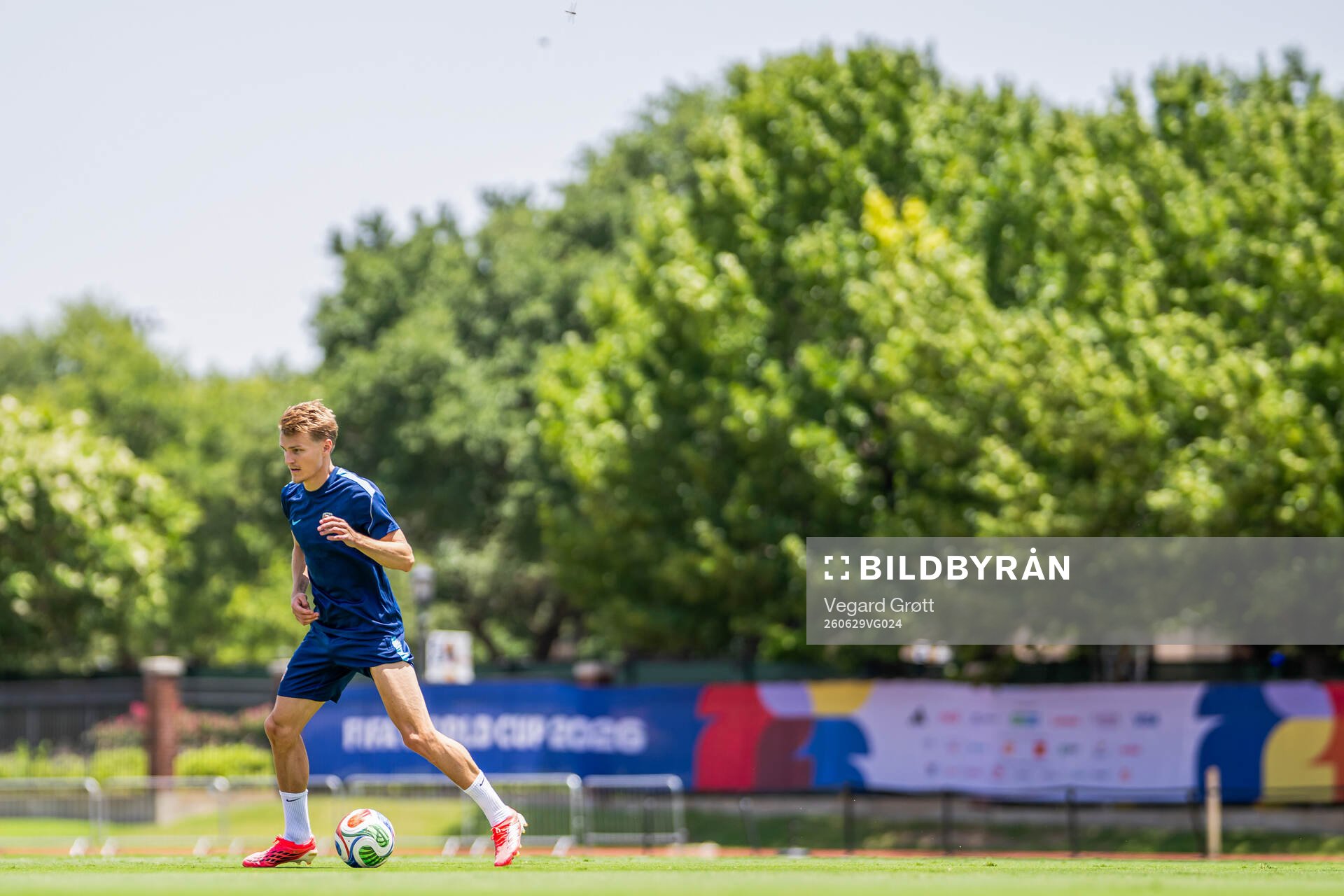 Martin Ødegaard of the Norwegian national football team at