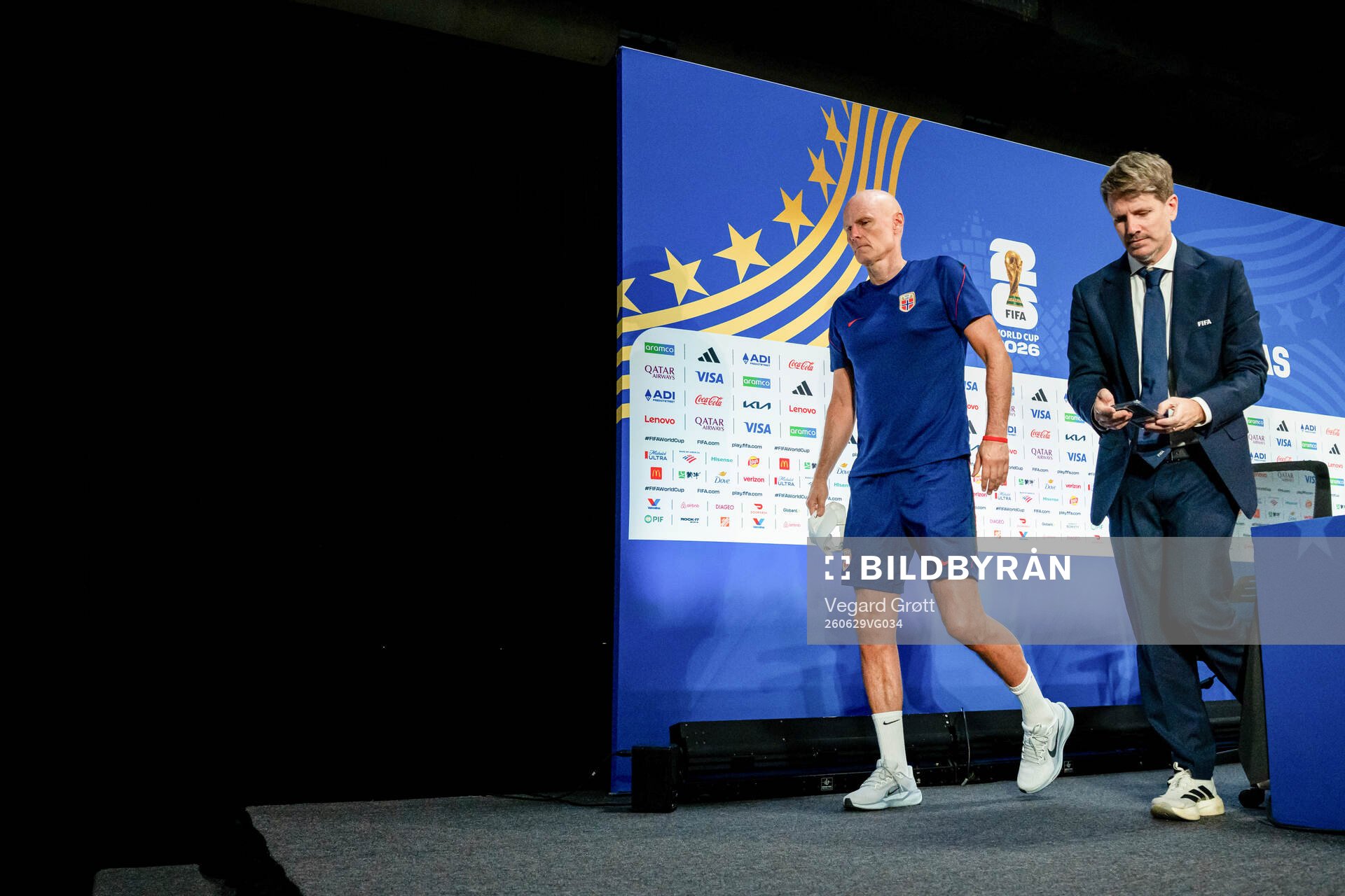 Head coach Ståle Solbakken of the Norwegian national