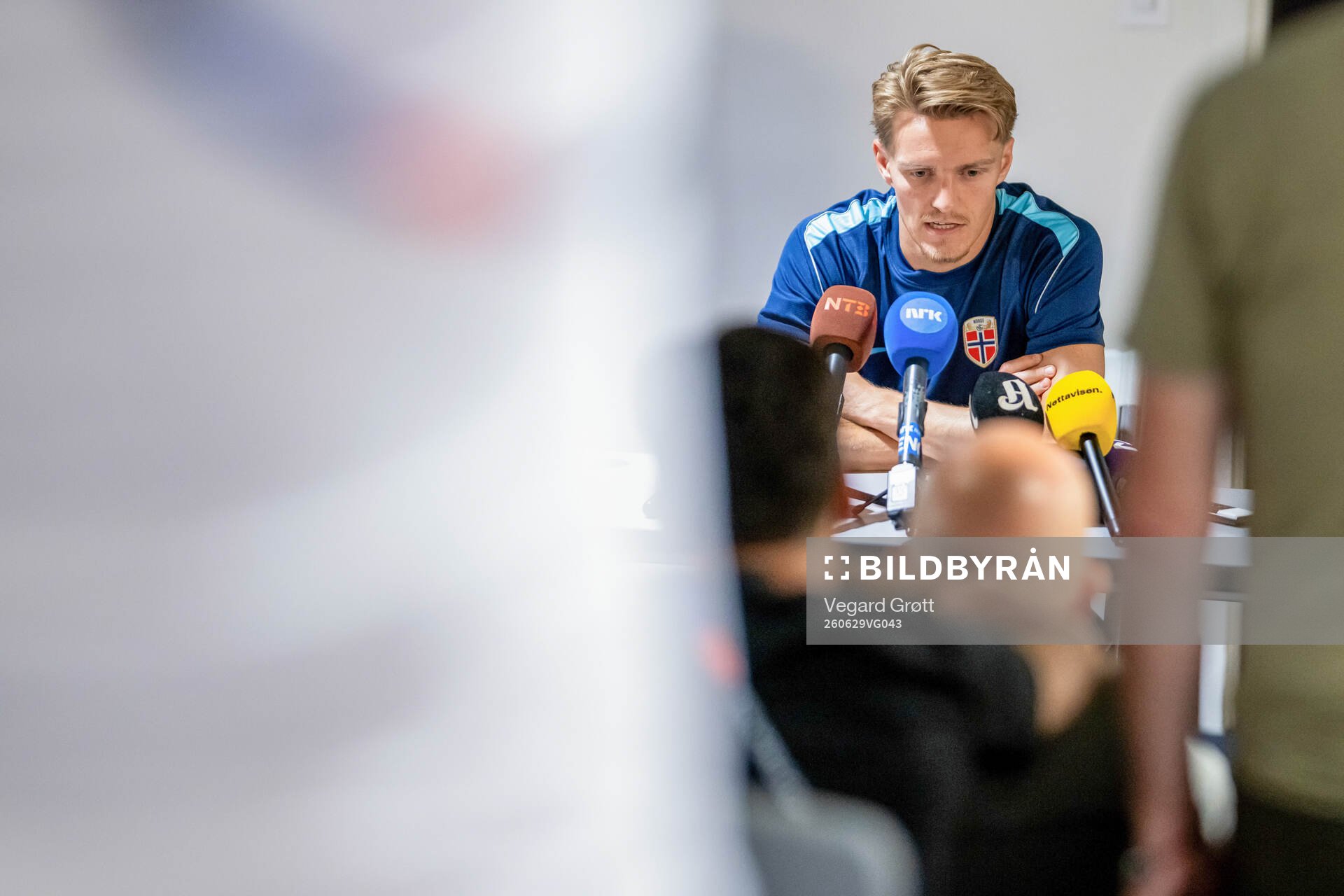 Martin Ødegaard of the Norwegian national football team at