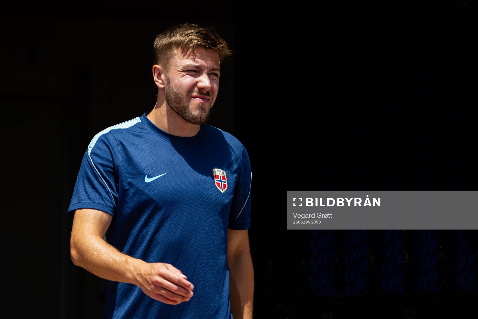 Fredrik André Bjørkan of the Norwegian national football