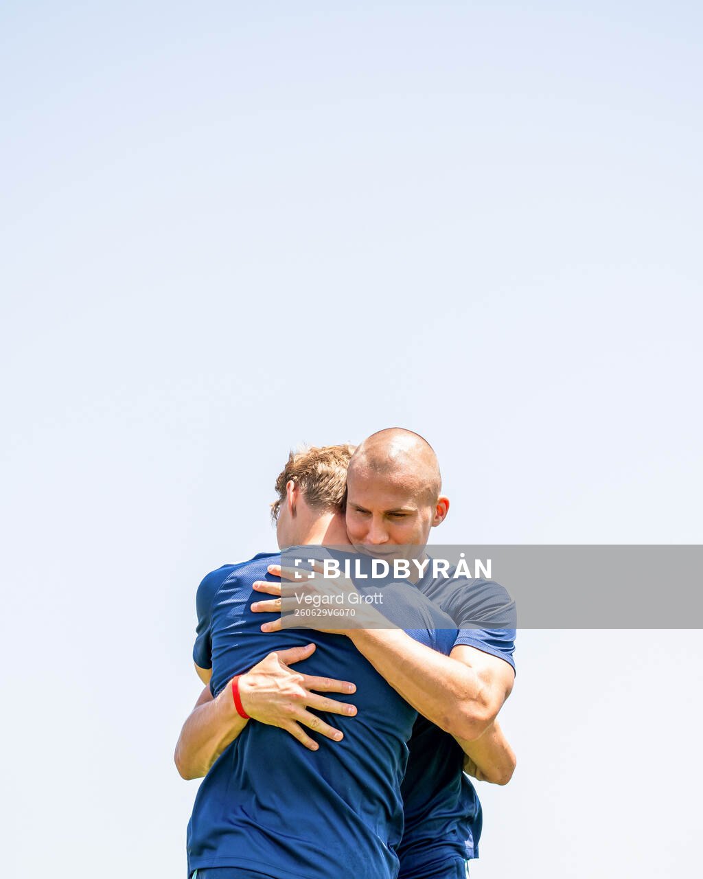 Martin Ødegaard and Leo Østigård of the Norwegian