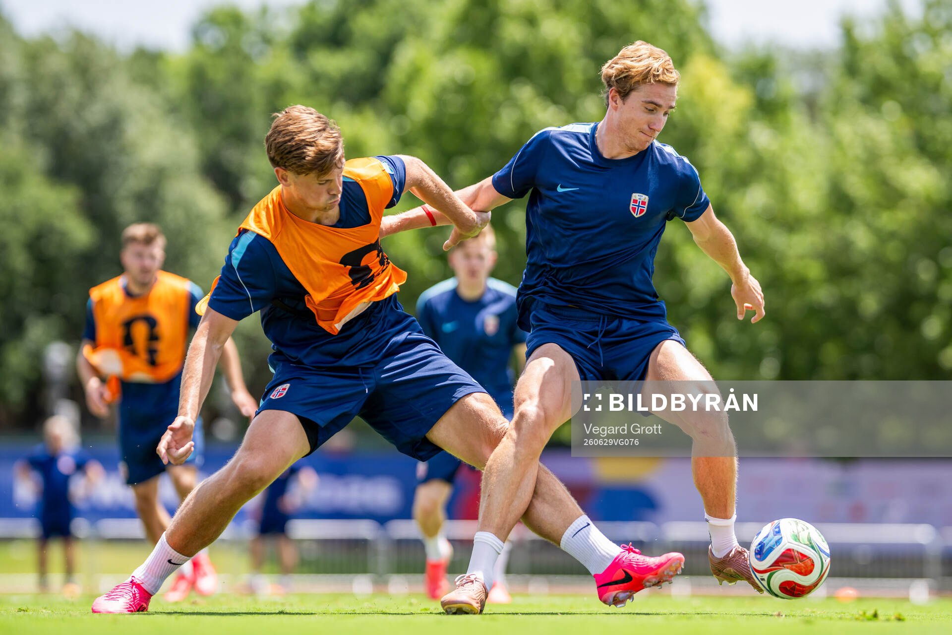 Henrik Falchener and Kristian Thorstvedt of the Norwegian