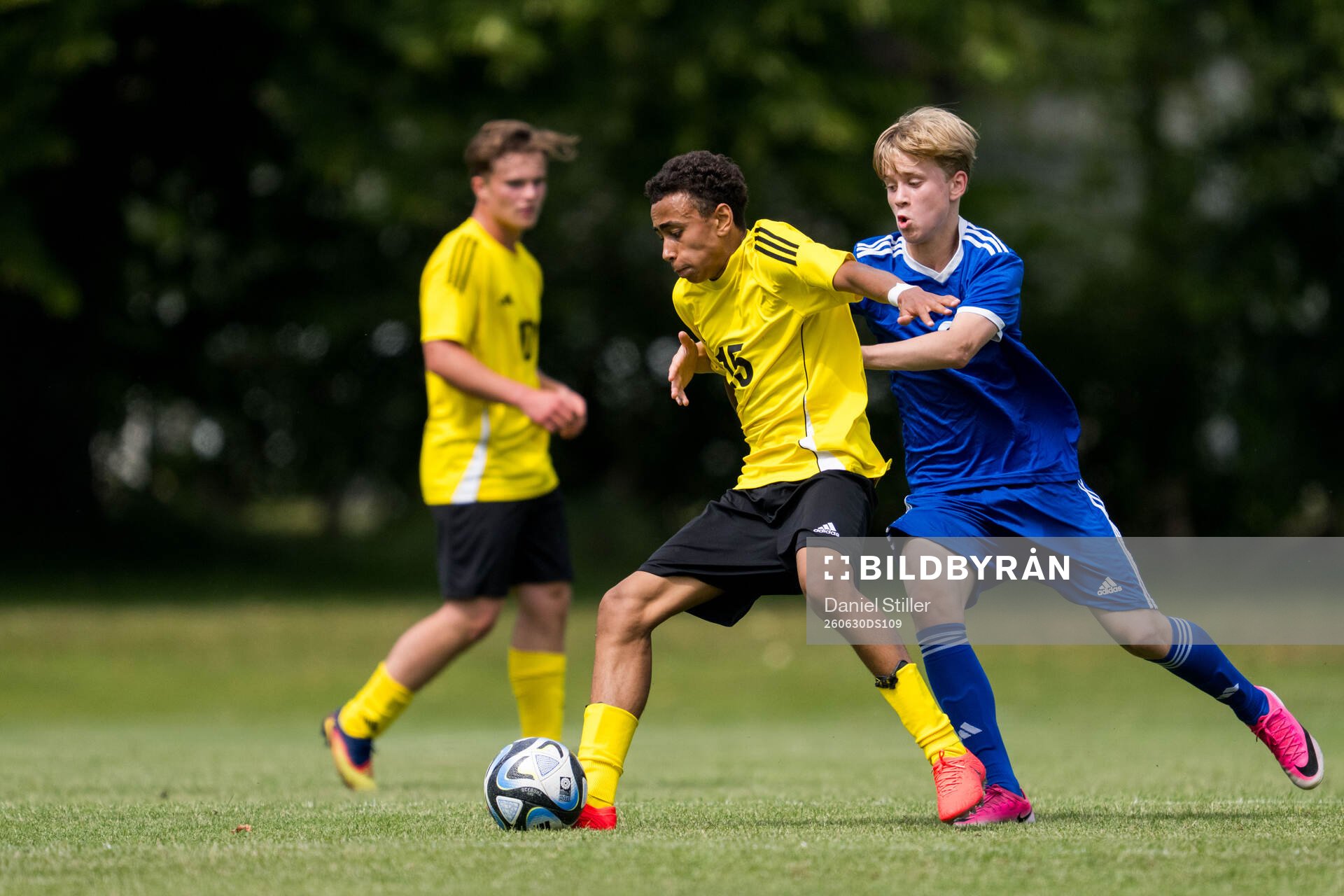 Lag1s Gabriel Ekengren, IF Brommapojkarna och Lag2s Sigge