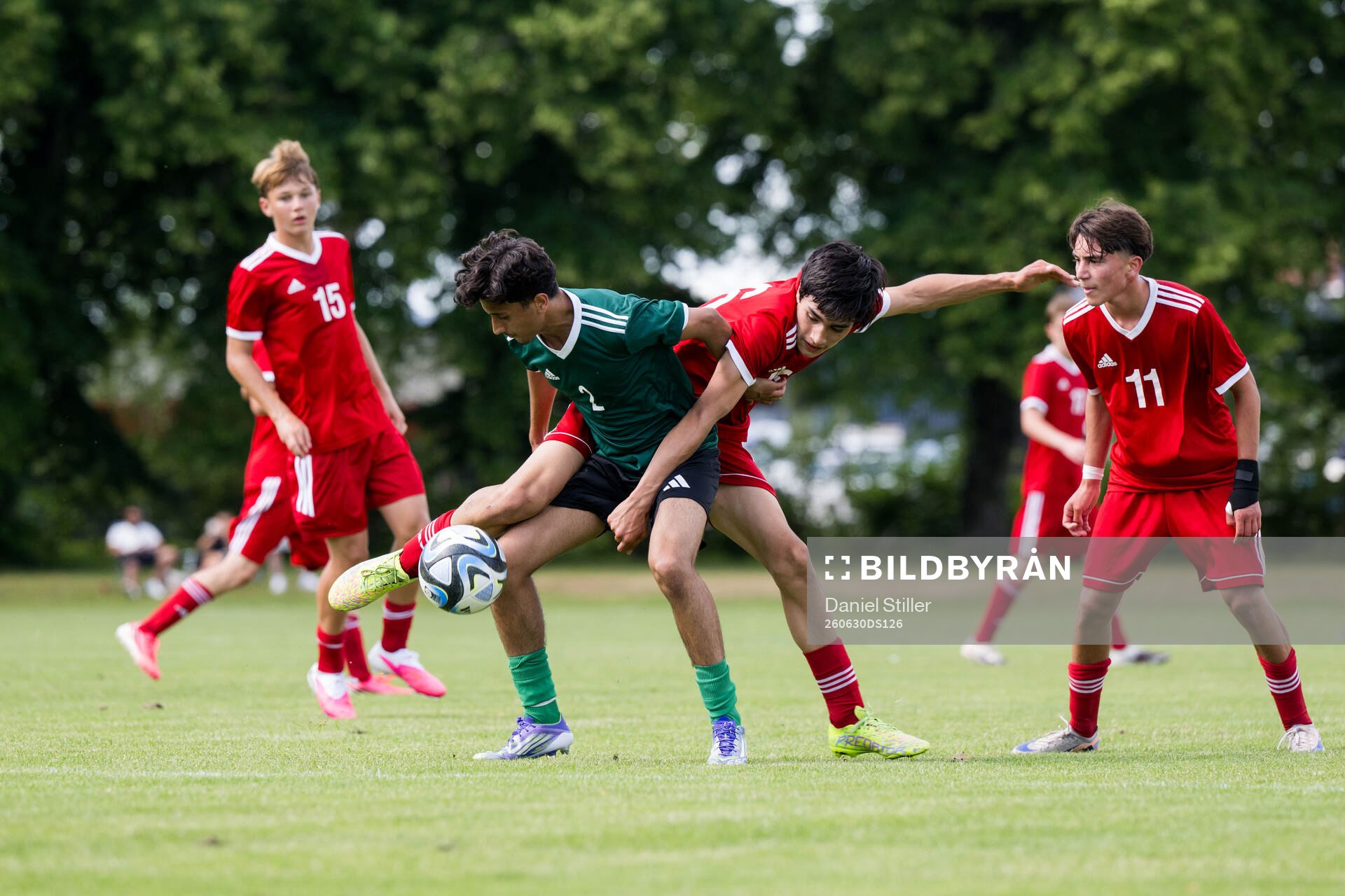 Lag4s Ali Al-Saaid, Hammarby IF FF och Lag3s Garion Vasquez