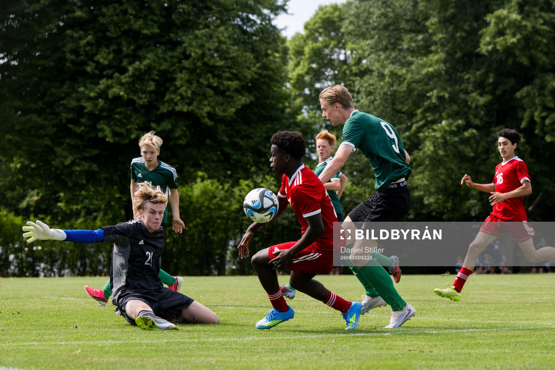 Lag4s Alfred Glansén, IF Elfsborg och Lag3s Landing