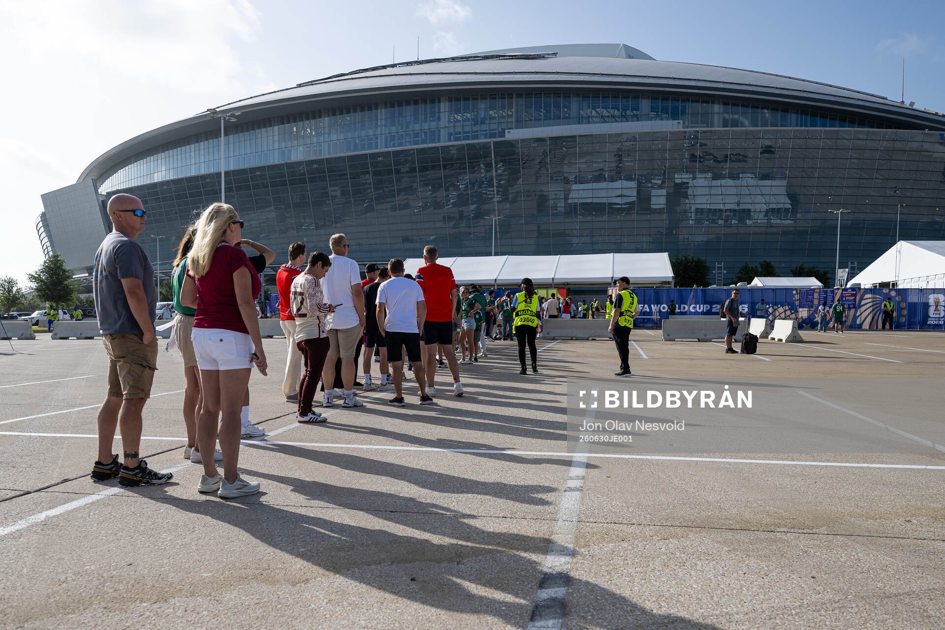 Exterior view of Dallas Stadium