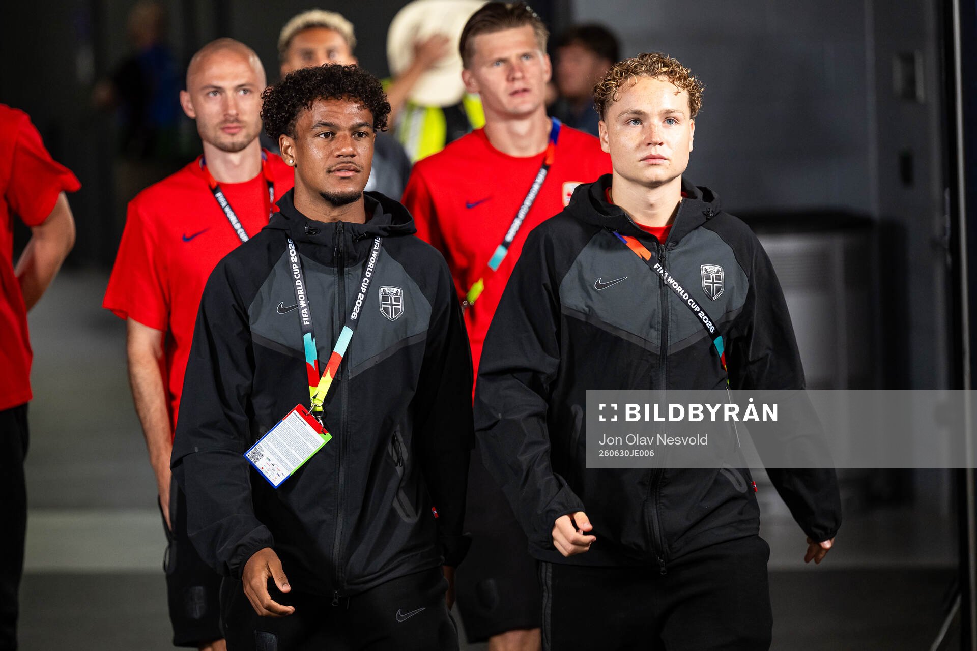 Oscar Bobb and Andreas Schjelderup of Norway