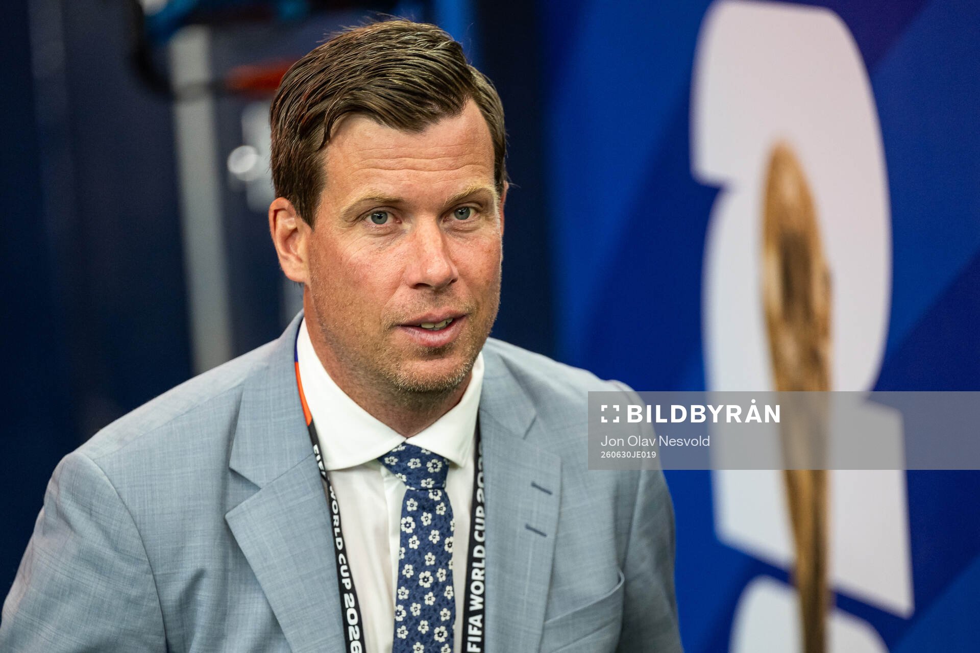 Jesper Mathisen of the Norweigan broadcaster TV2