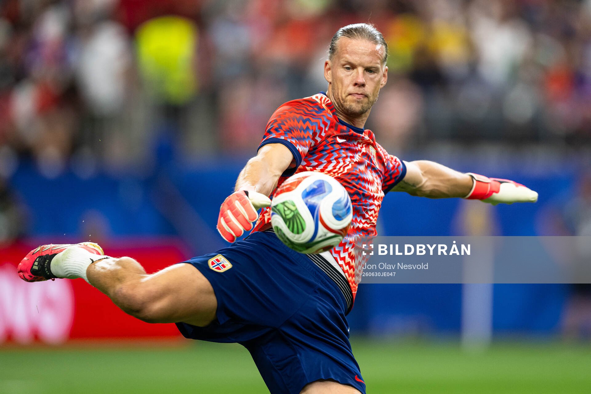 Goalkeeper Ørjan Nyland of Norway
