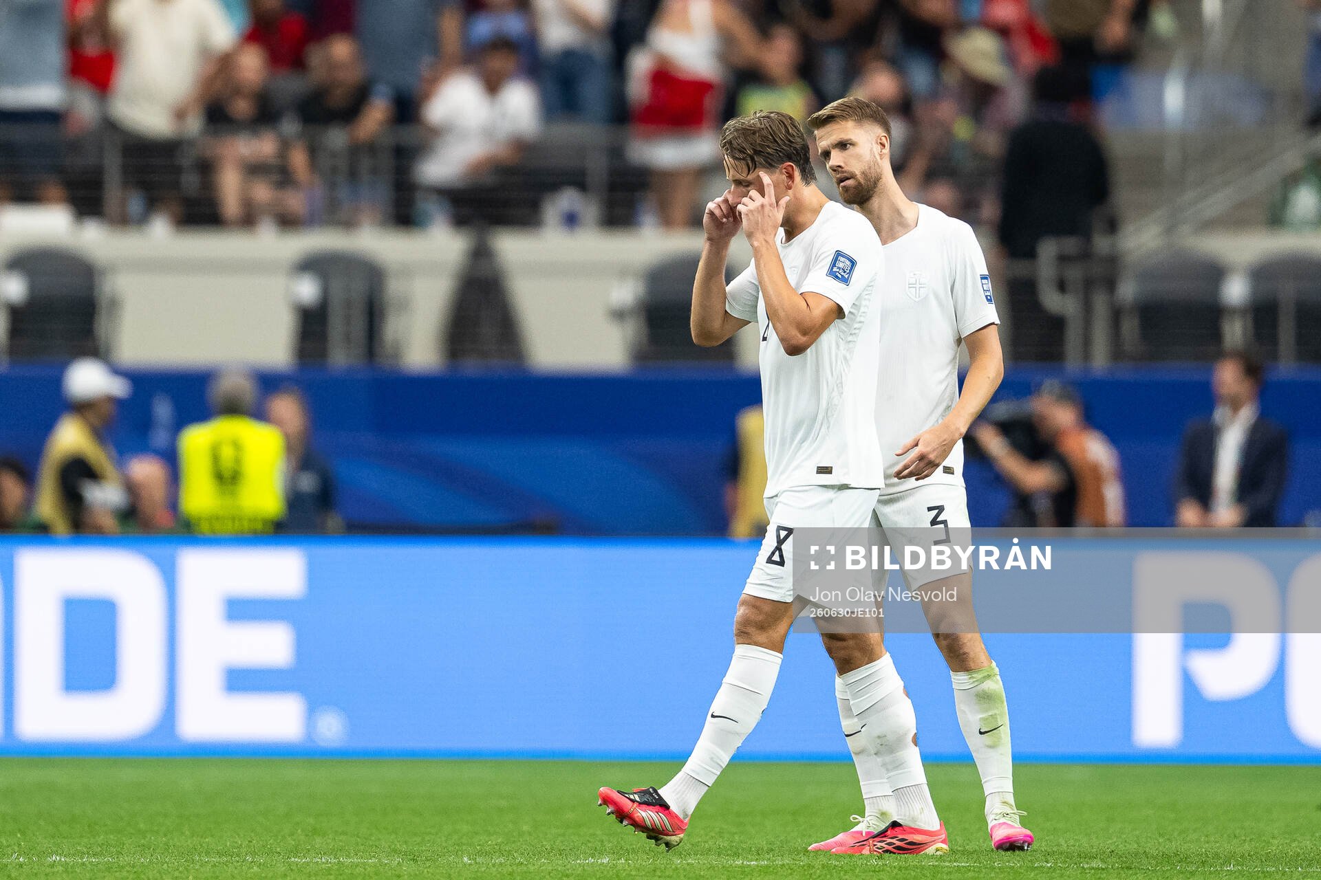 Martin Ødegaard of Norway looks dejected