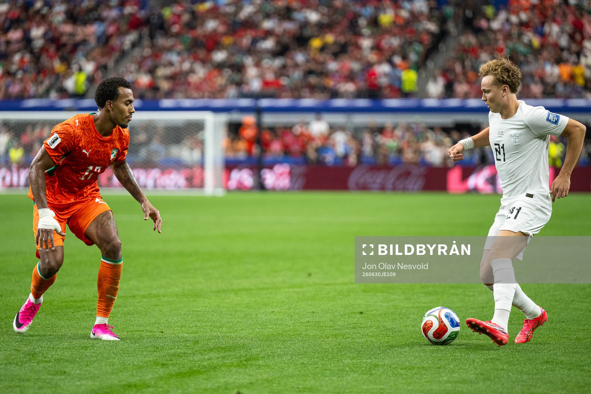 Guela Doue of Côte d'Ivoire and Andreas Schjelderup of