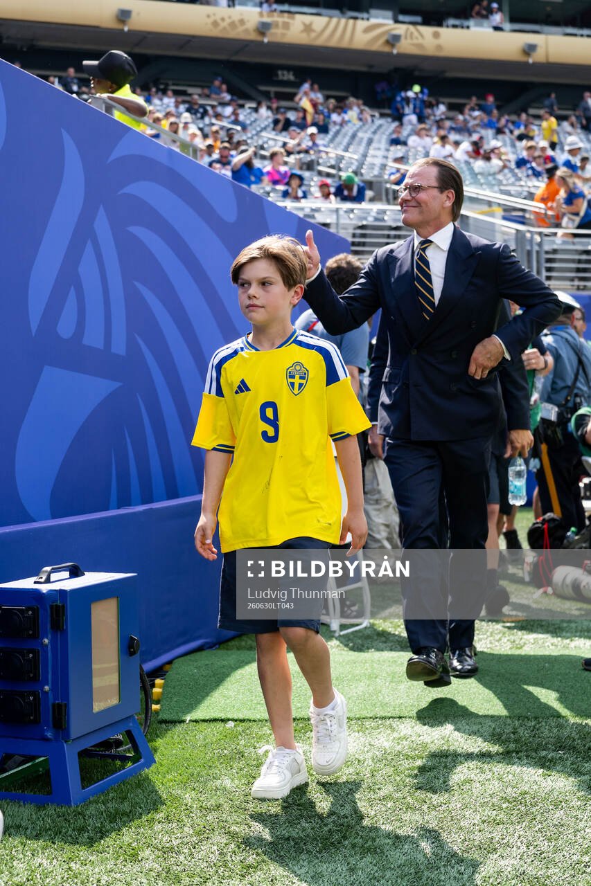 Prince Oscar and Prince Daniel of Sweden