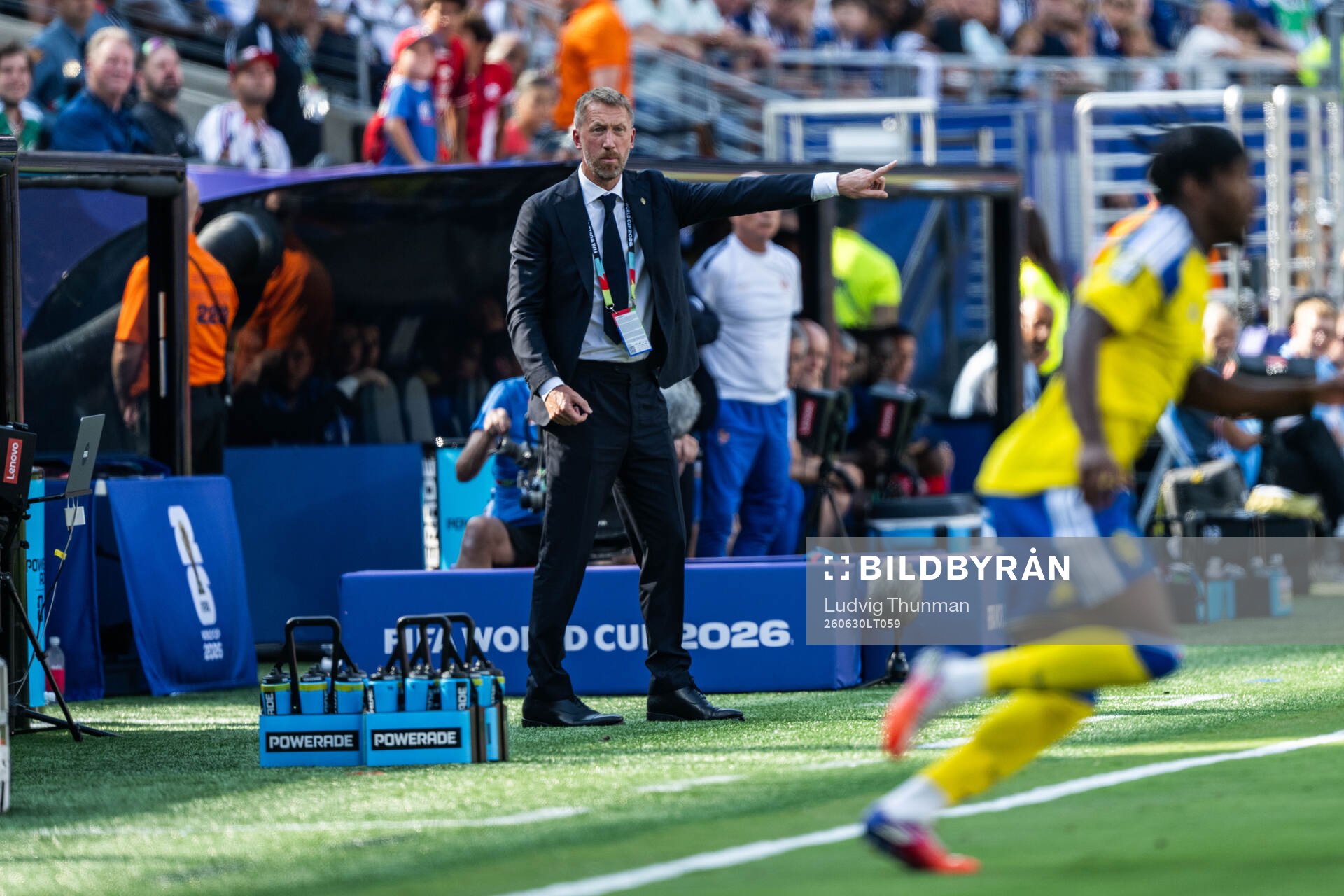Head coach Graham Potter of Sweden