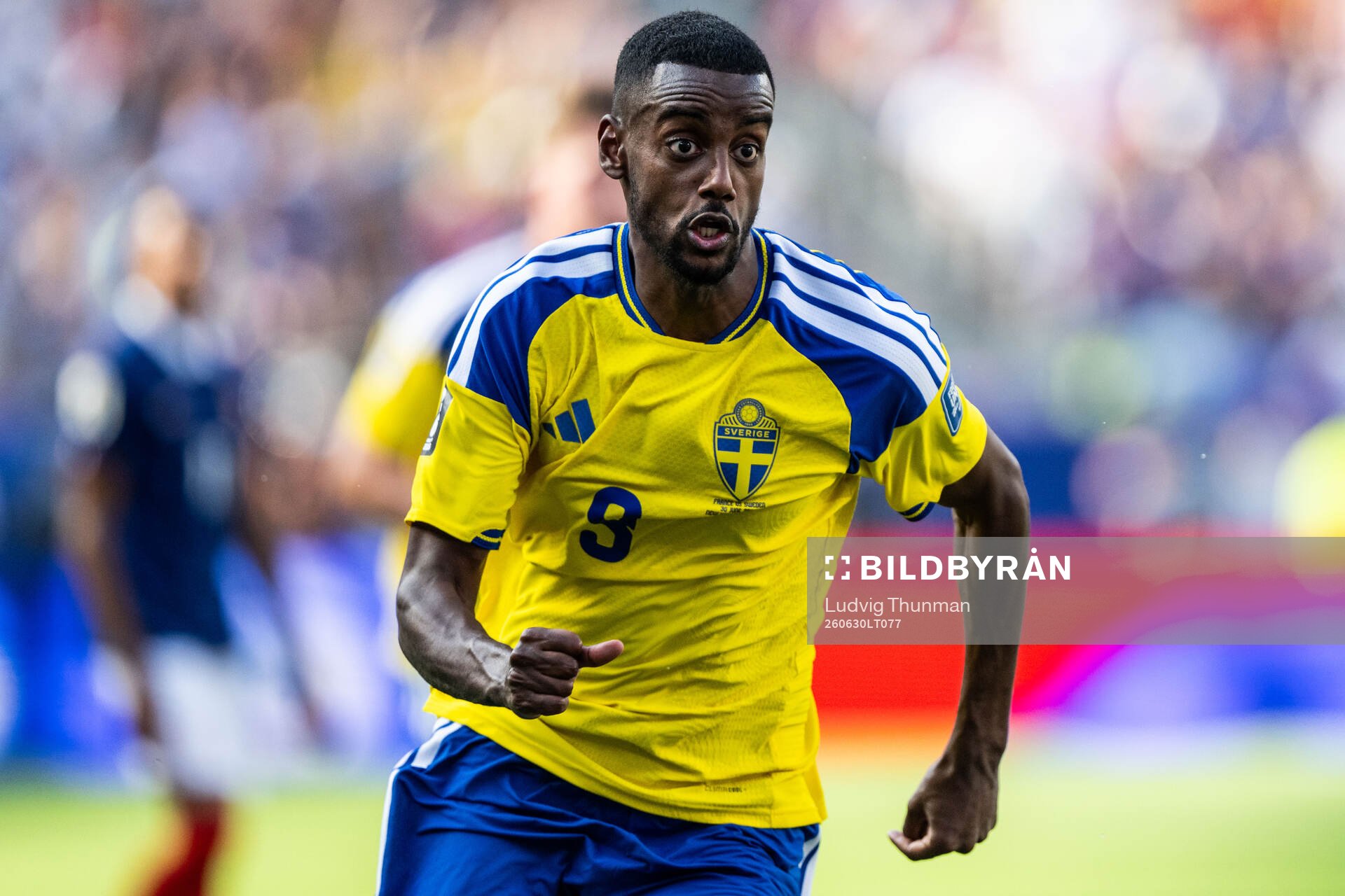 Alexander Isak of Sweden