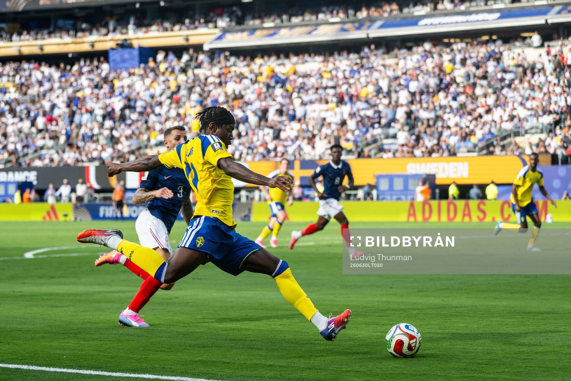 Anthony Elanga of Sweden