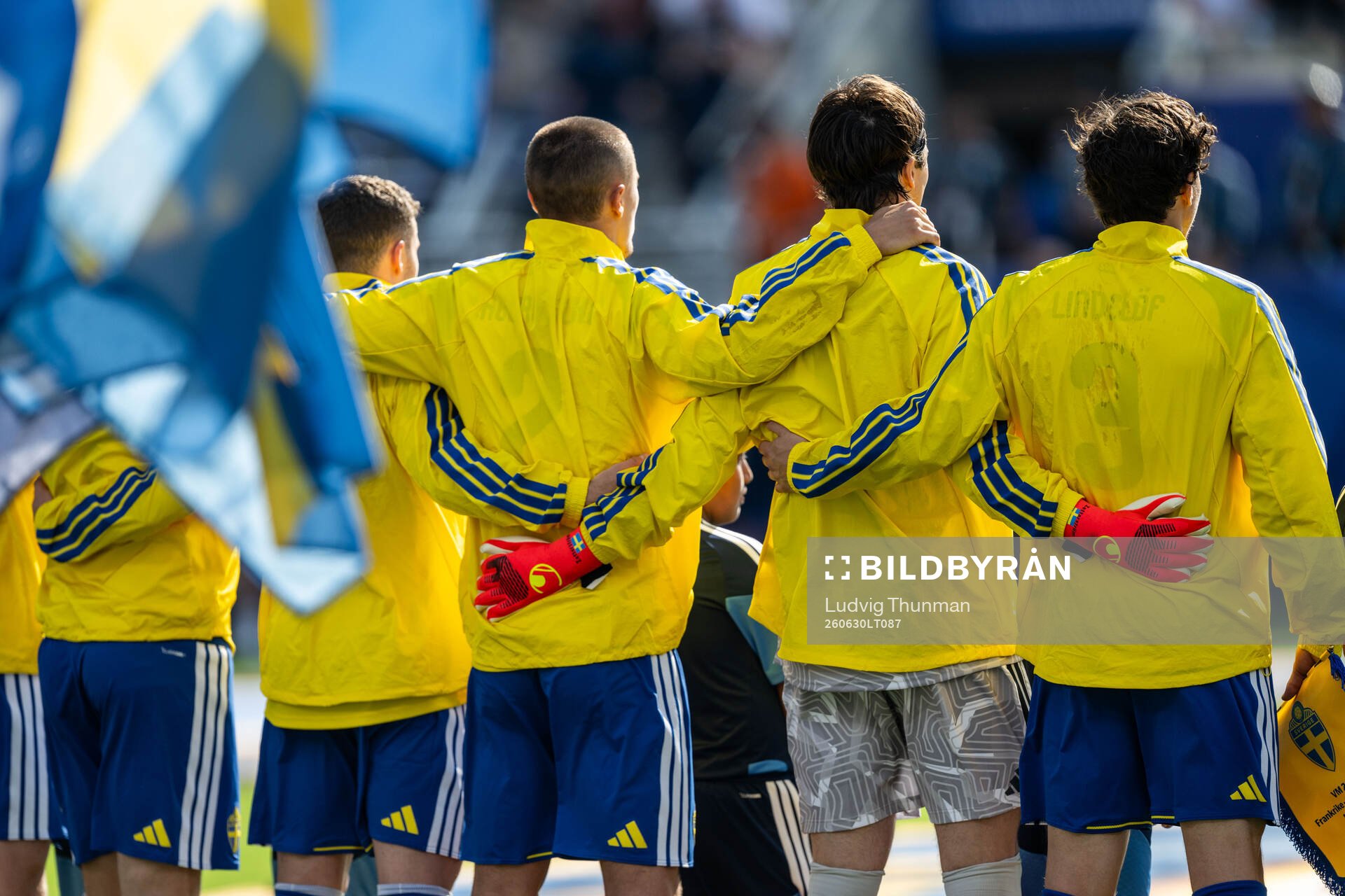 Gabriel Gudmundsson, Gustaf Lagerbielke, goalkeeper Jacob