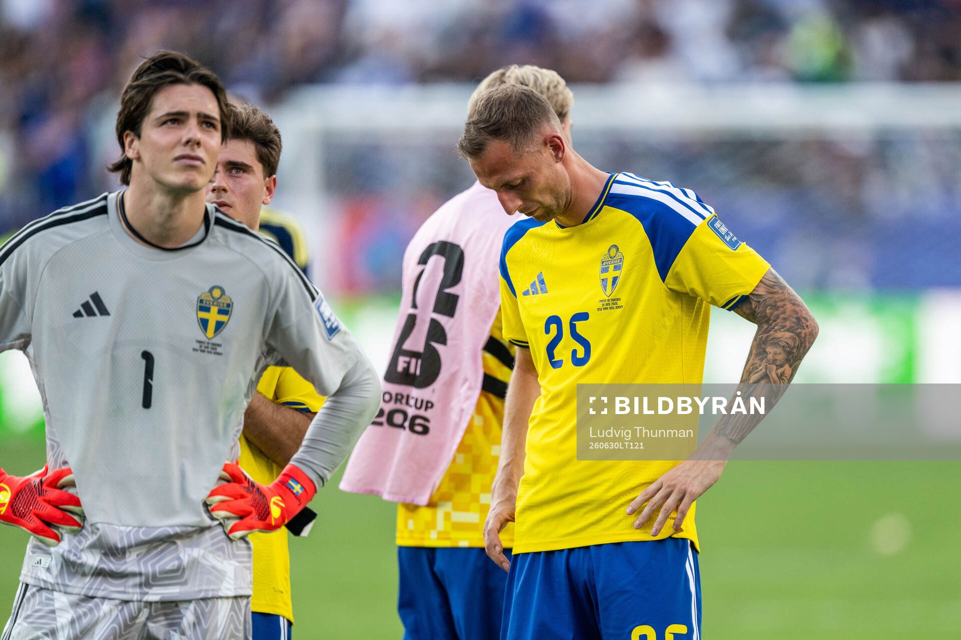 Gustaf Nilsson of Sweden looks dejected