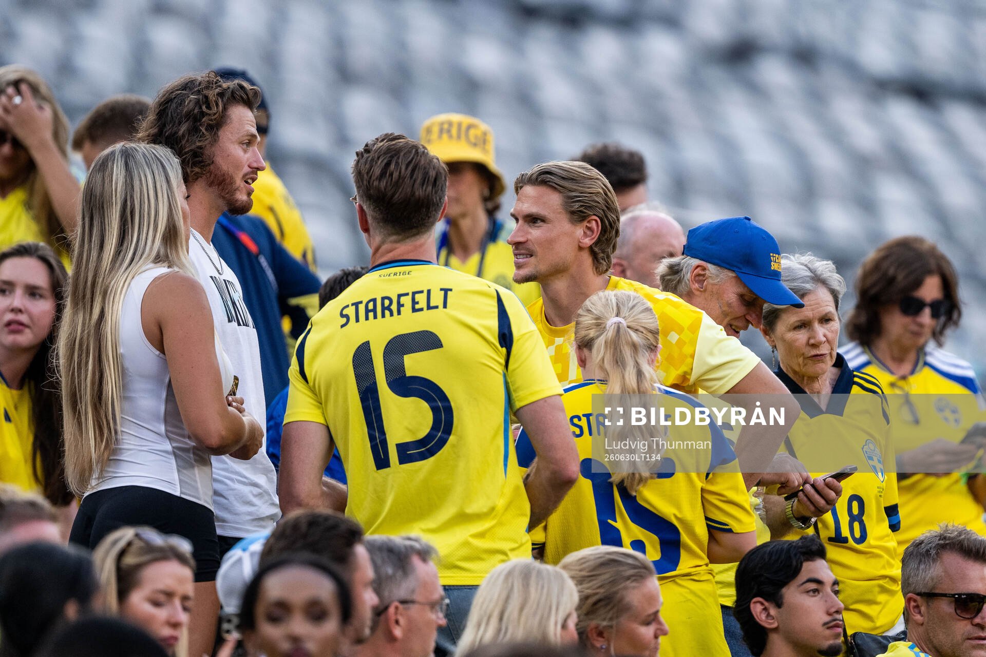 Carl Starfelt of Sweden with family