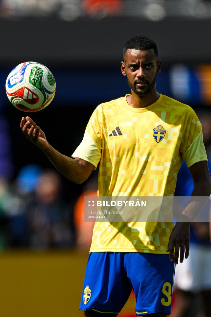 Alexander Isak of Sweden