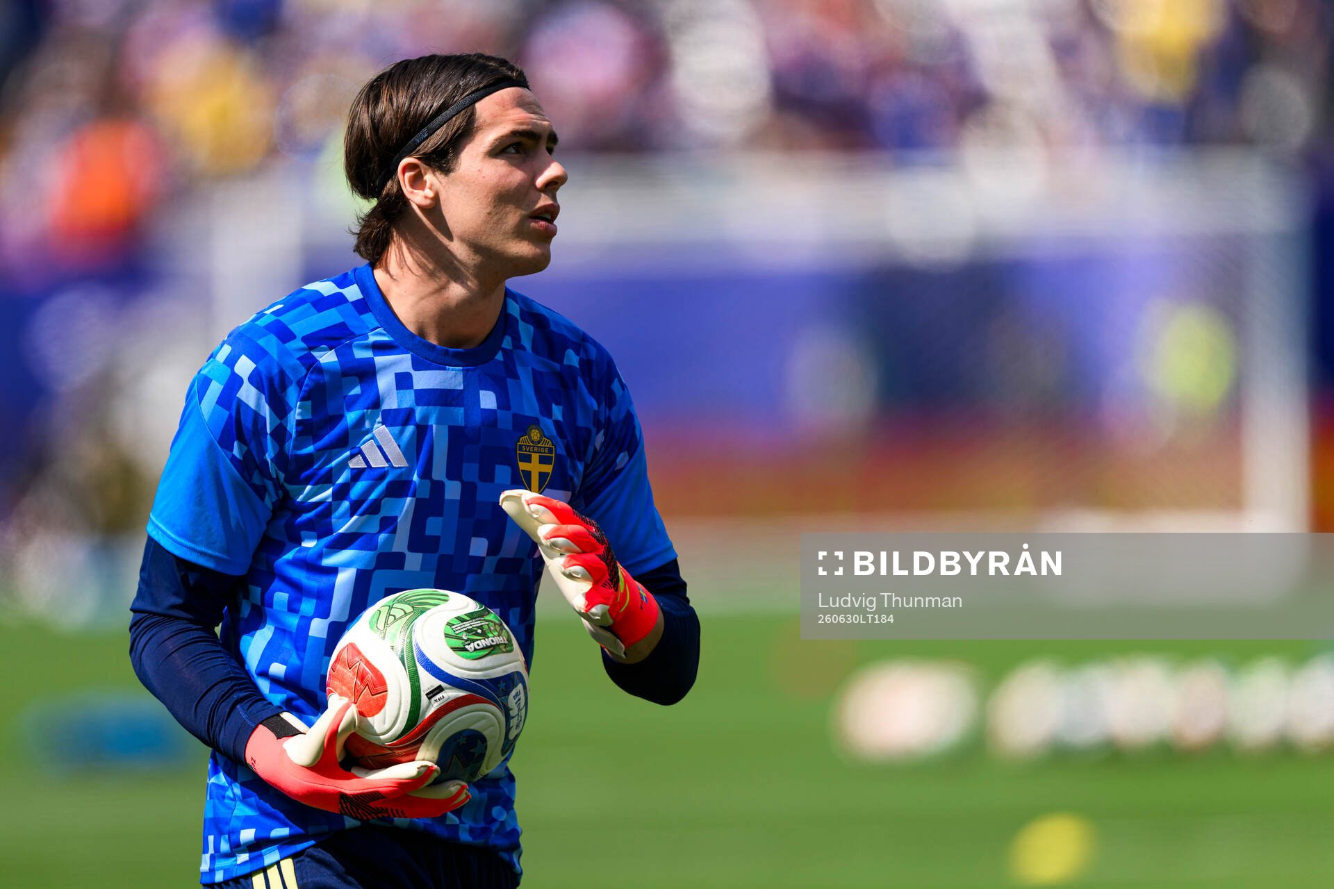 Goalkeeper Jacob Widell Zetterström of Sweden