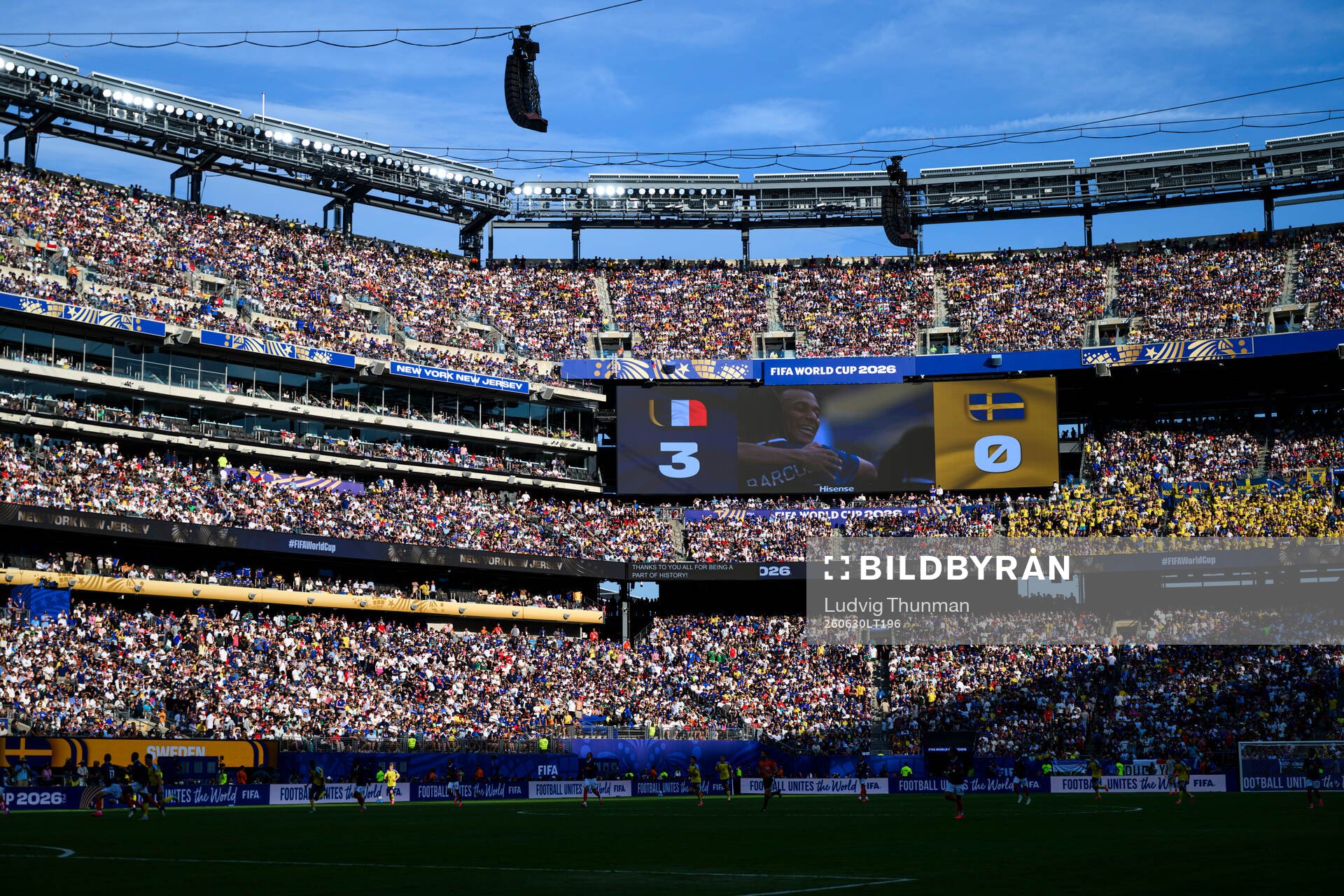 General view of New Jersey stadium