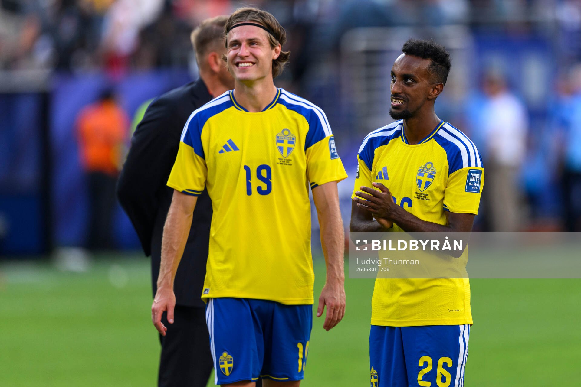 Mattias Svanberg  and Taha Ali of Sweden