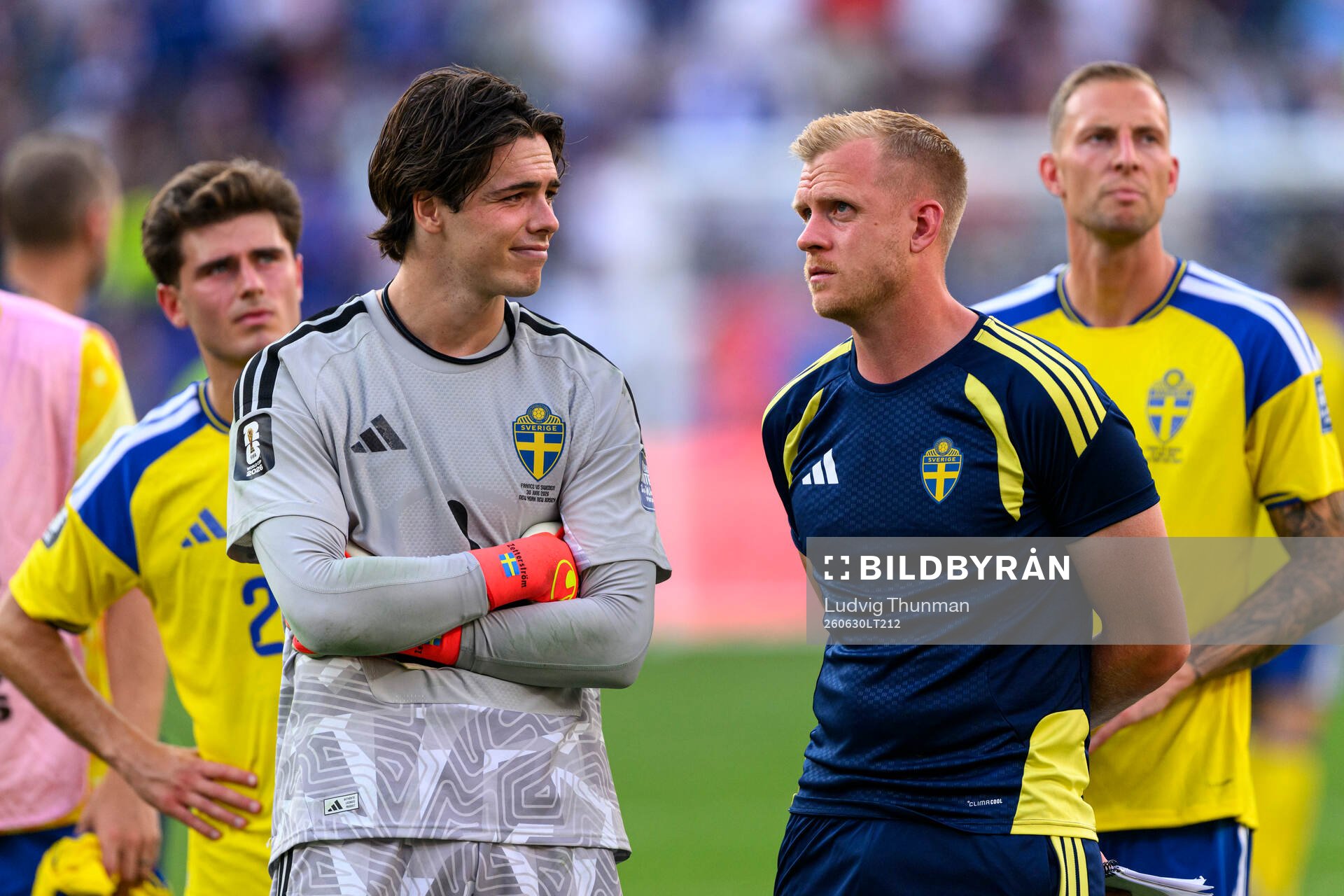 Goalkeeper Jacob Widell Zetterström and Goalkeeper coach