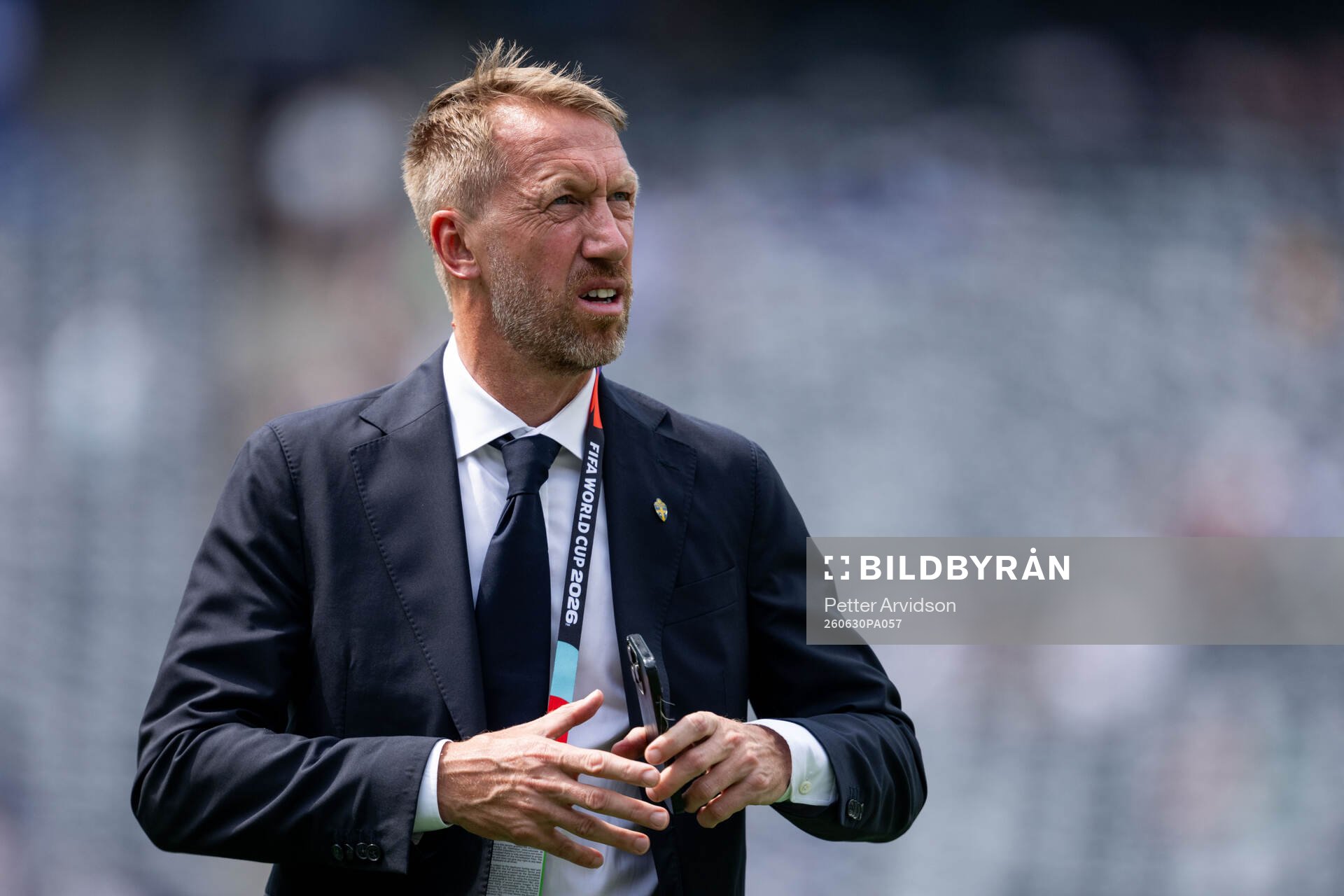 Head coach Graham Potter of Sweden