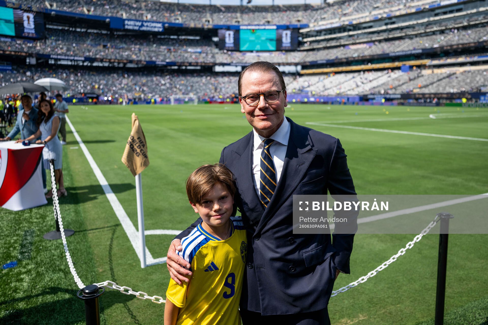 Prince Oscar and Prince Daniel of Sweden