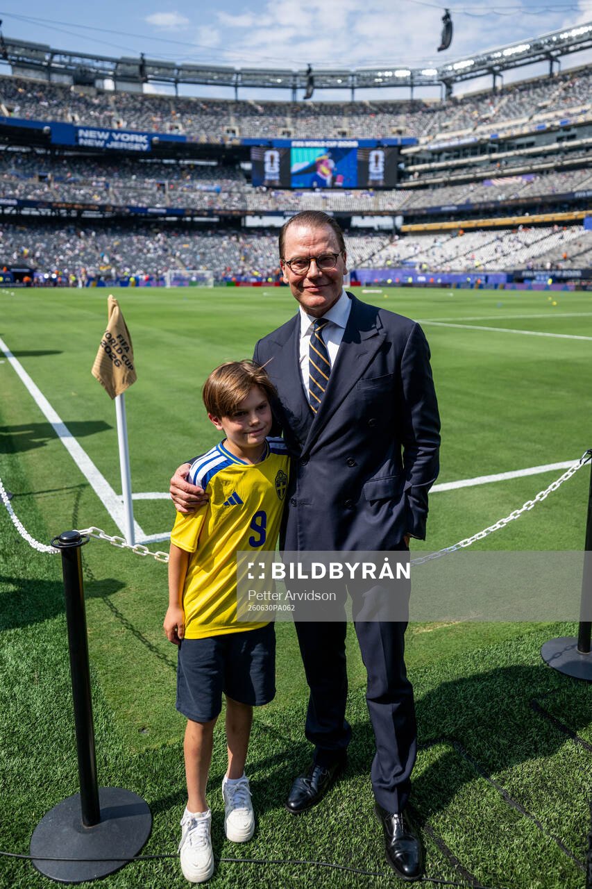 Prince Oscar and Prince Daniel of Sweden