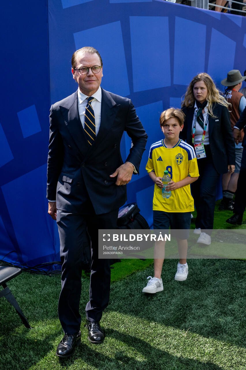 Prince Daniel and Prince Oscar of Sweden