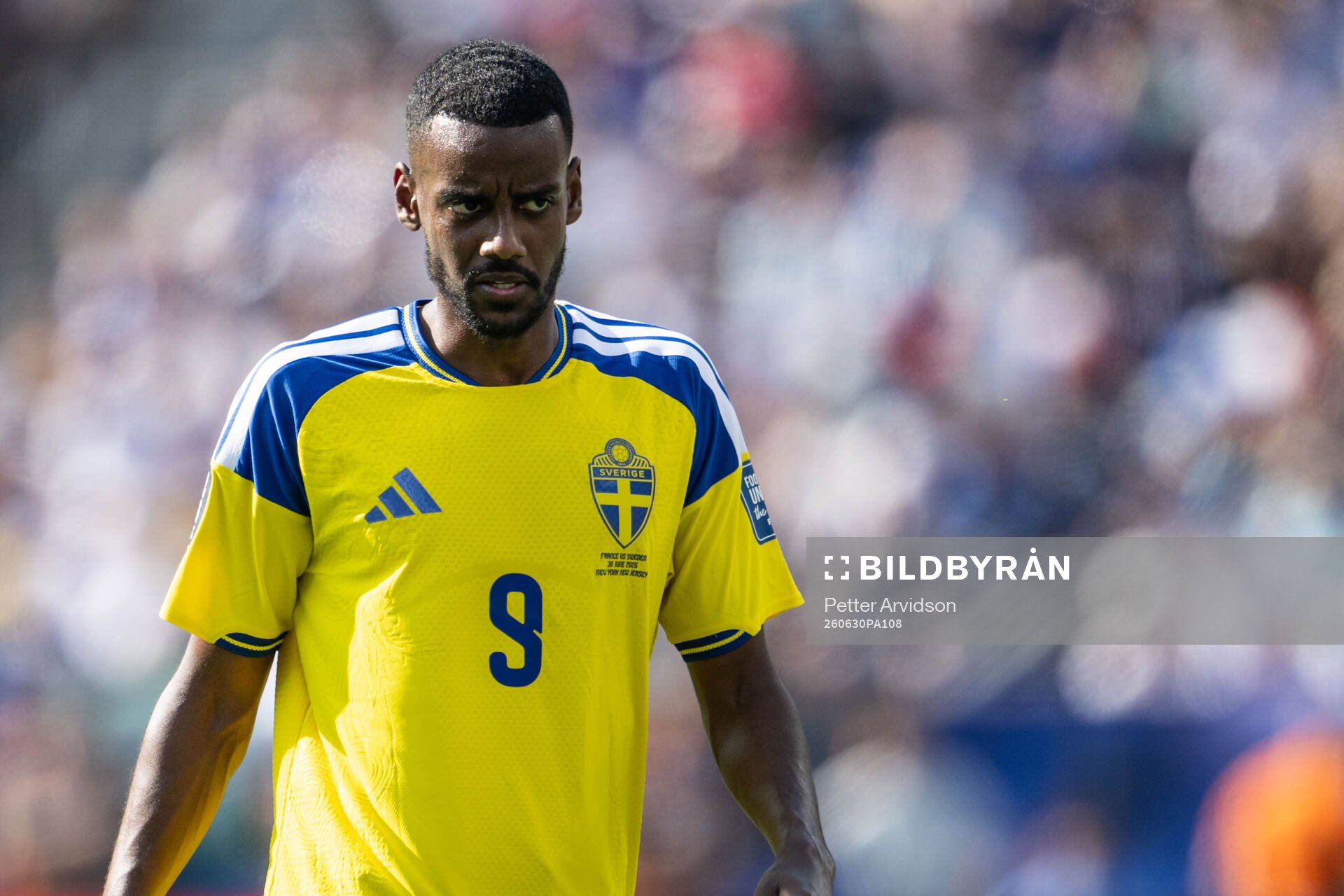 Alexander Isak of Sweden