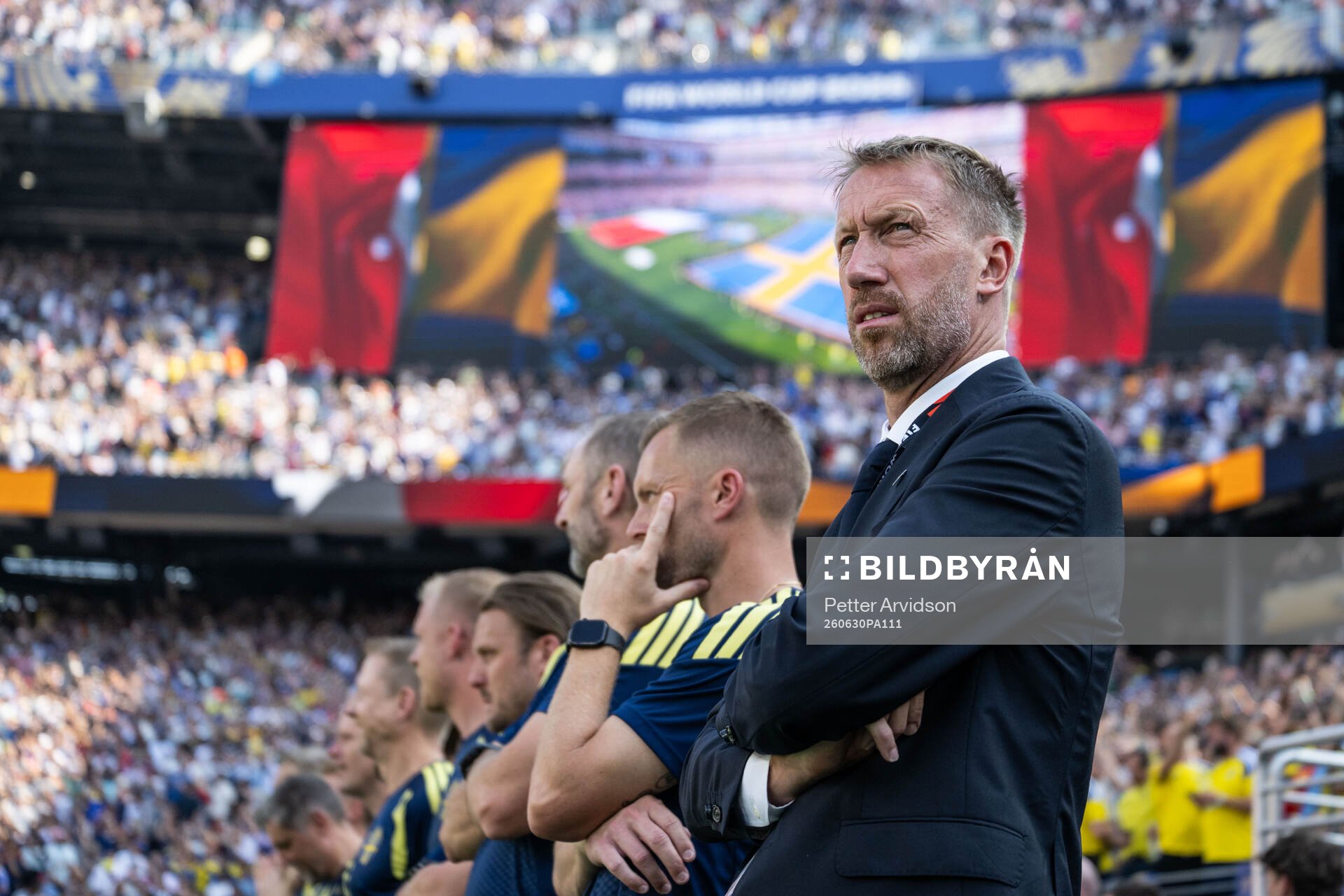 Head coach Graham Potter of Sweden