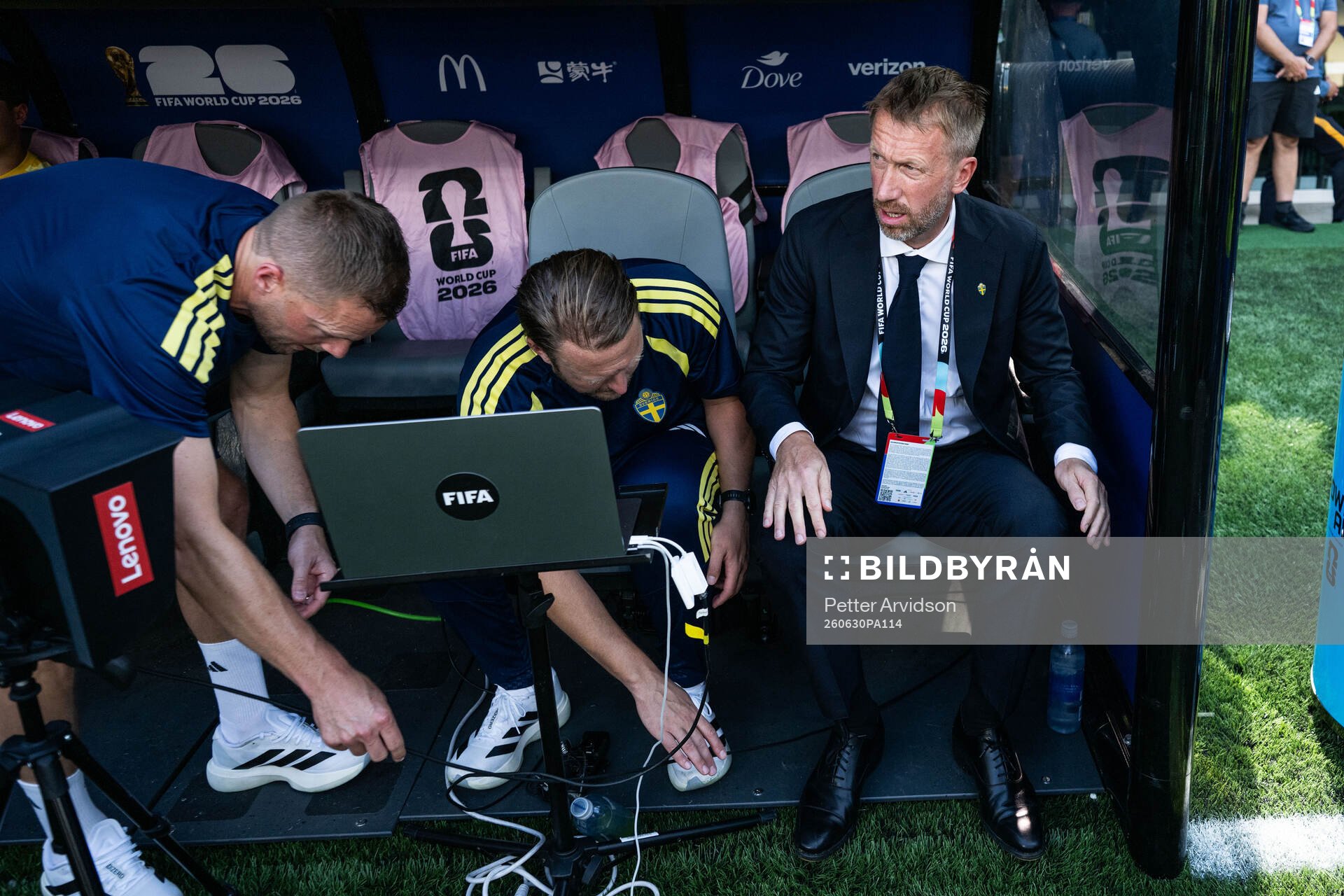 Head coach Graham Potter of Sweden