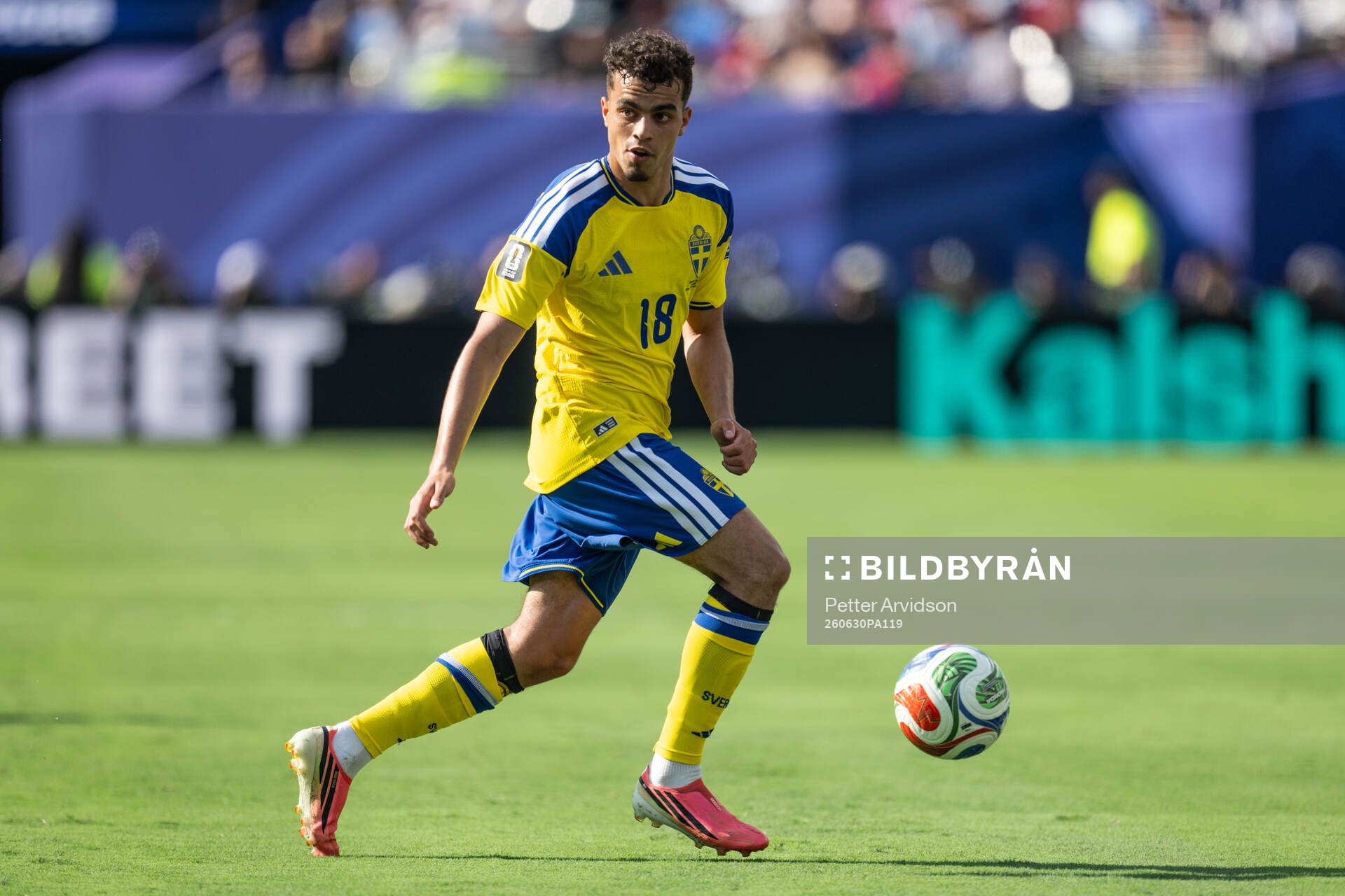Yasin Ayari of Sweden