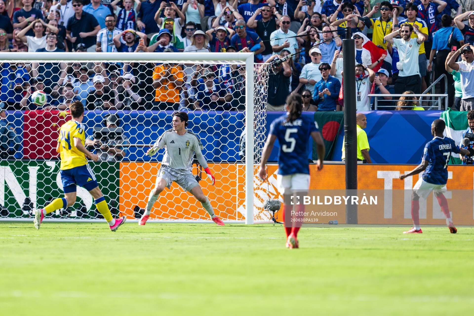 Goalkeeper Jacob Widell Zetterström of Sweden