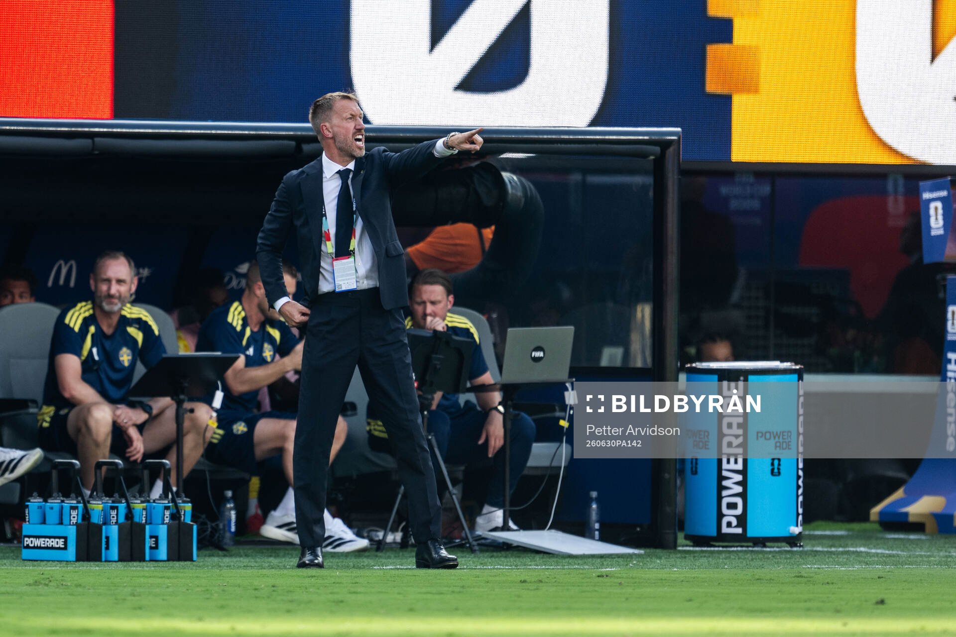 Head coach Graham Potter of Sweden