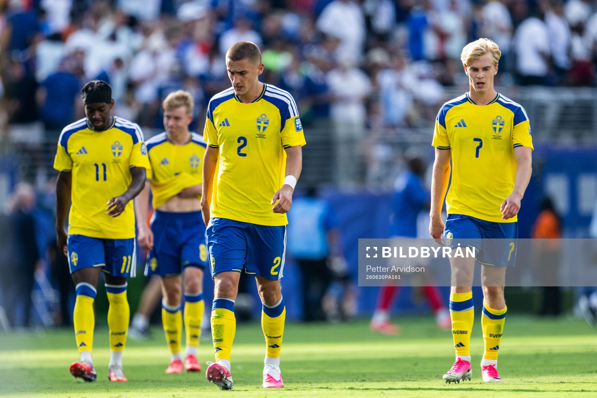 Gustaf Lagerbielke and Lucas Bergvall of Sweden look